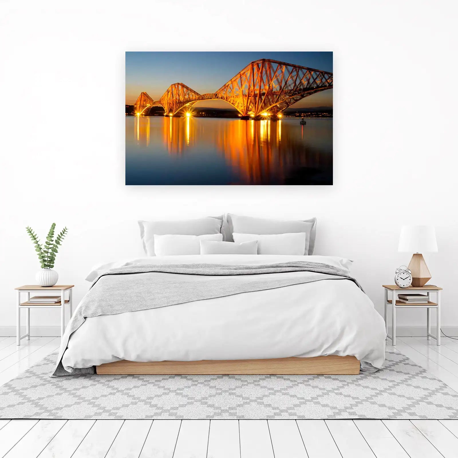Forth Bridge at Dusk Wall Art