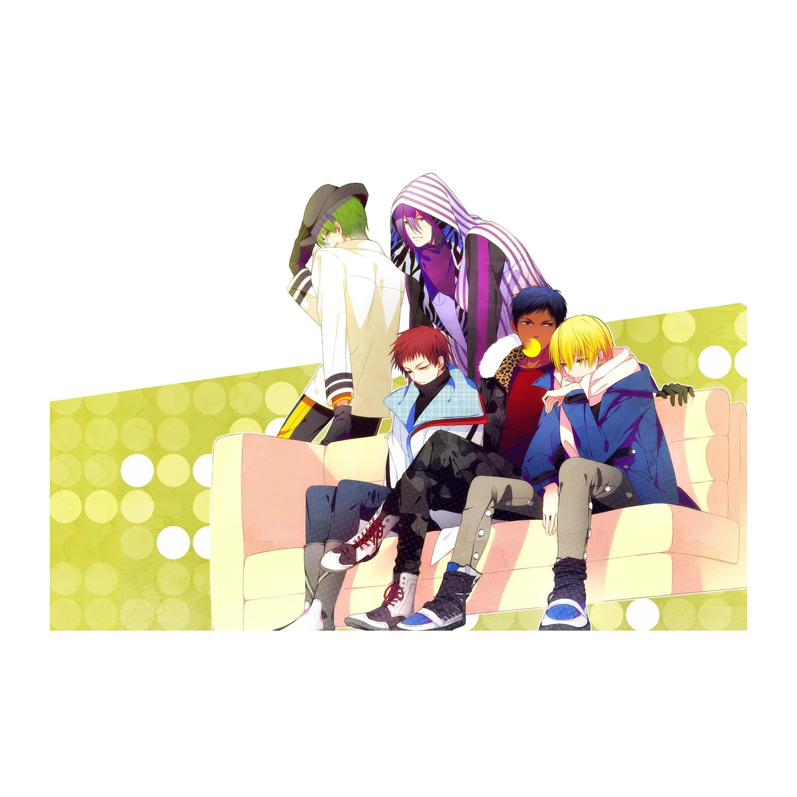 Anime Basketball Crew Wall Art