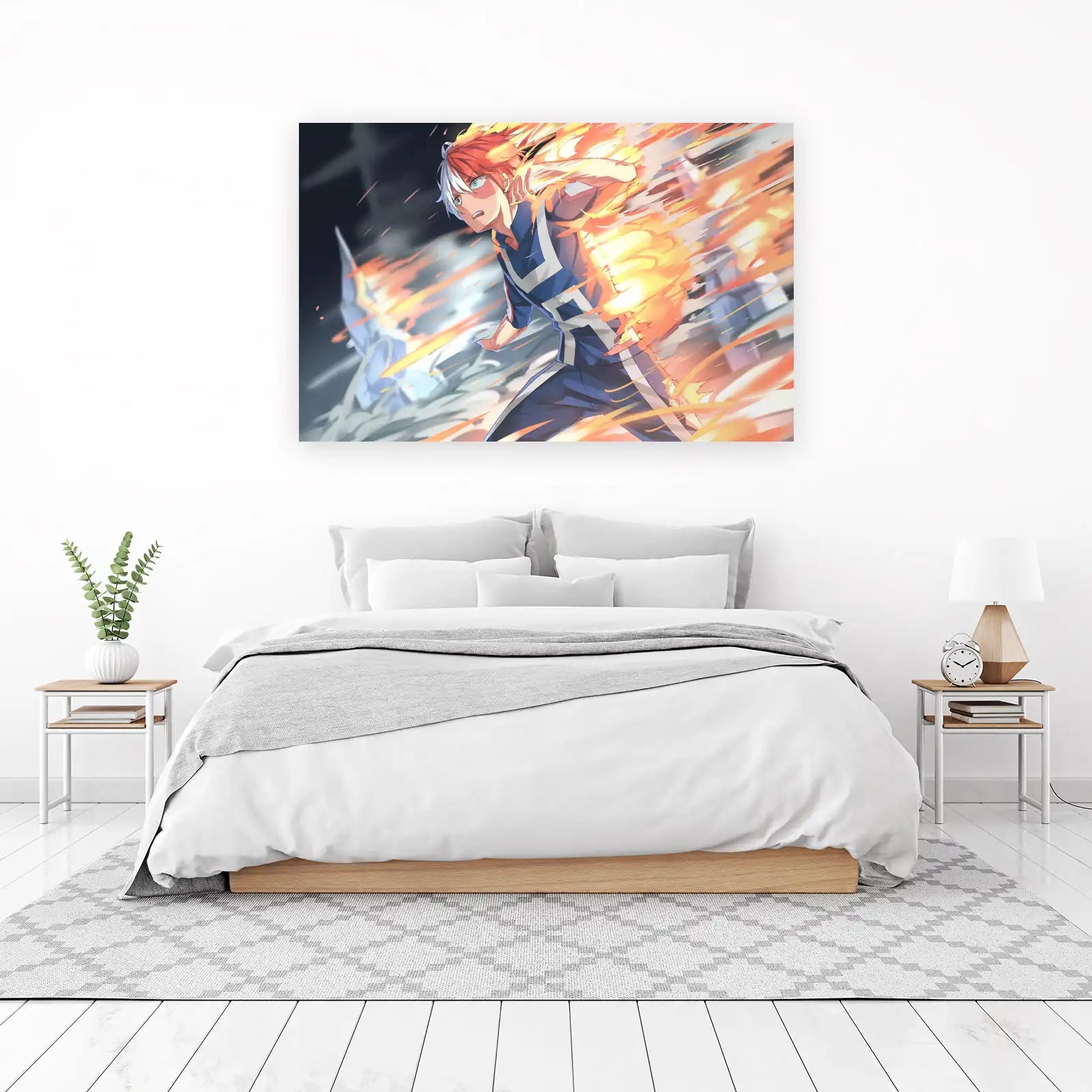 Shoto Todoroki Blaze Wall Art