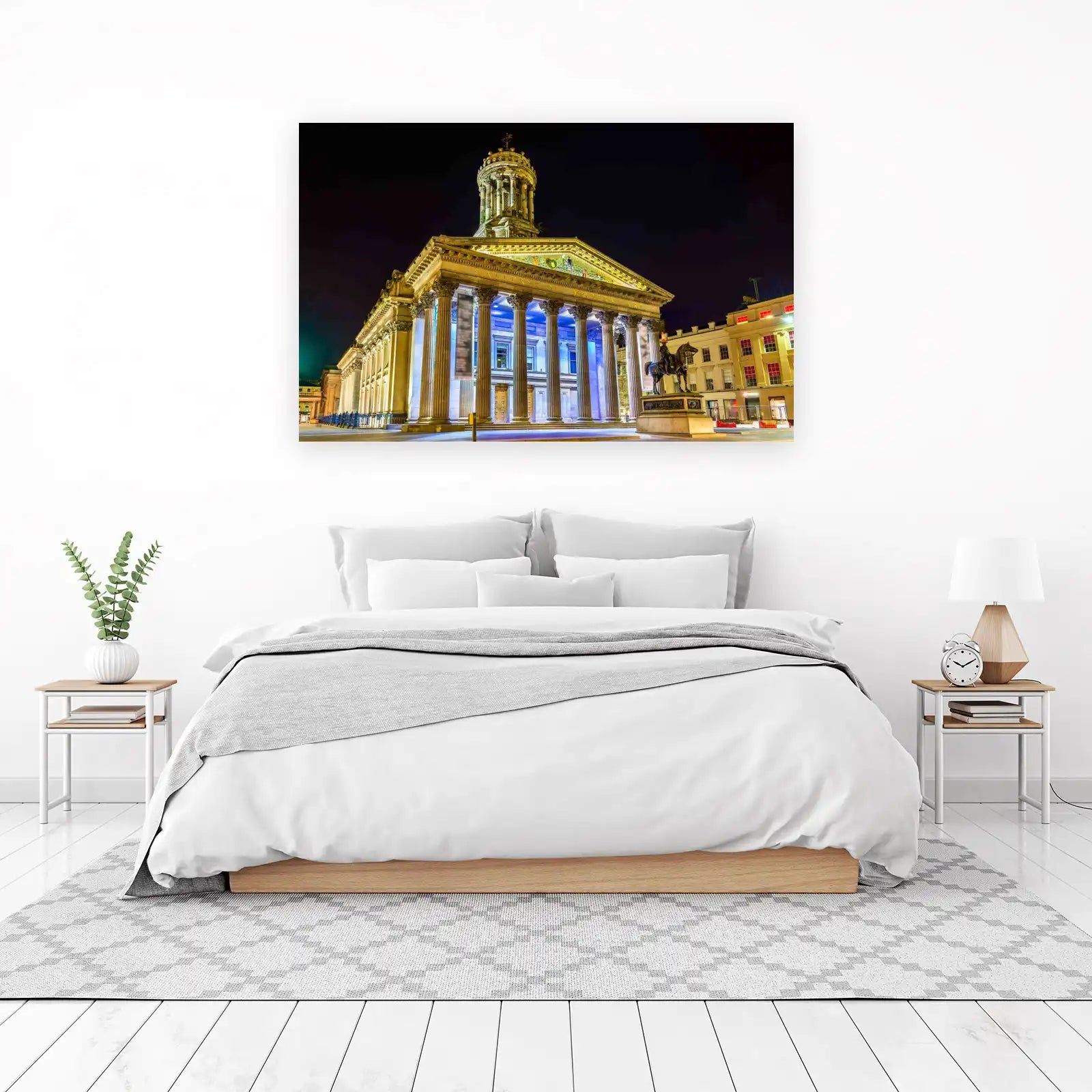 Grand Gallery Architecture Night Wall Art