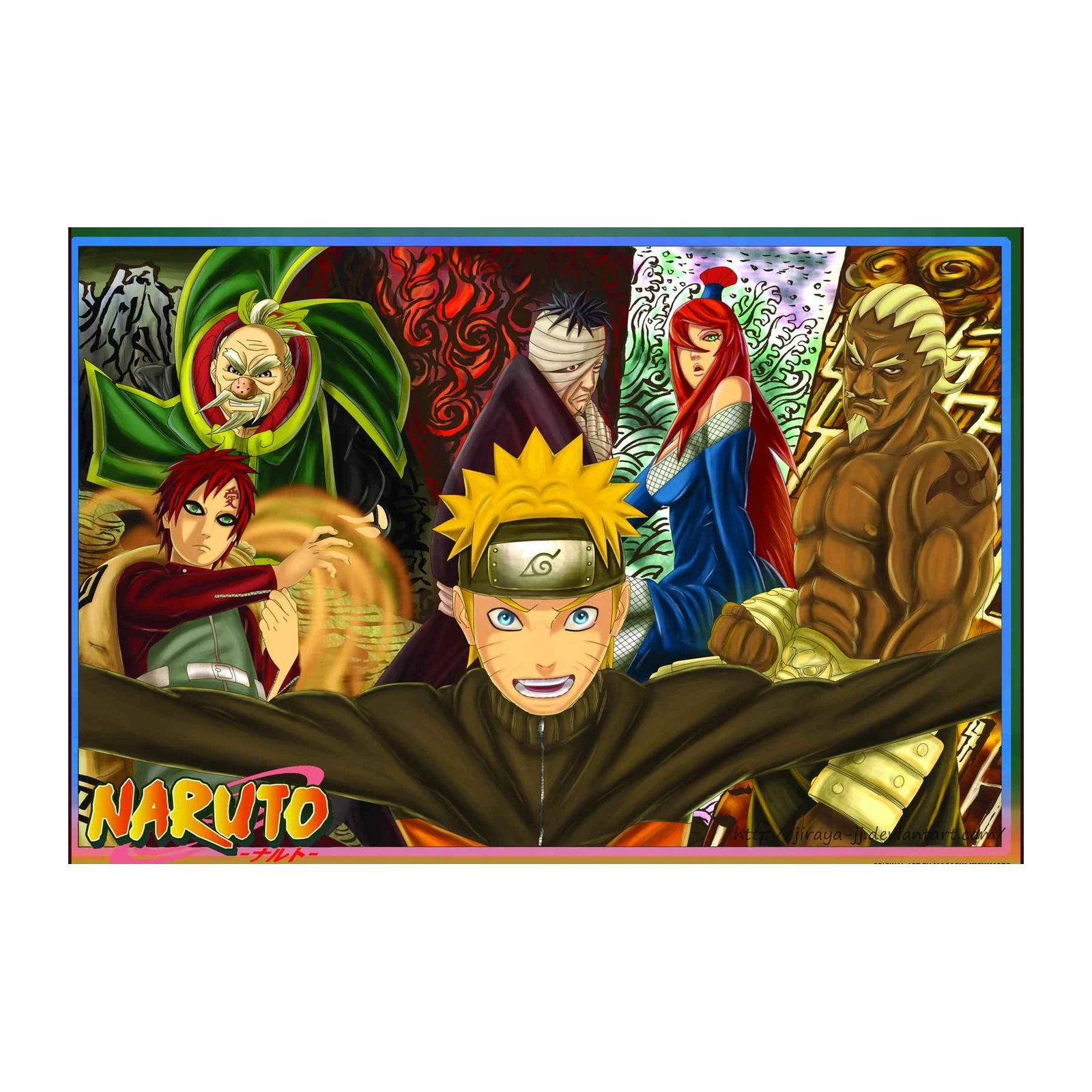 Naruto Anime Epic Lineup Wall Art