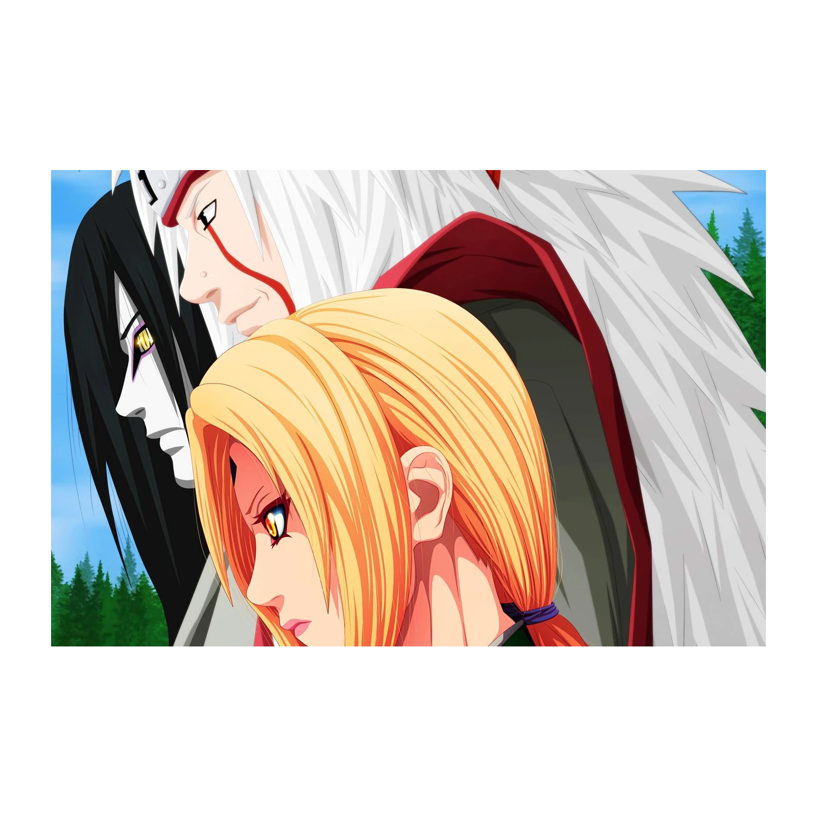 Legendary Sannin Anime Wall Art