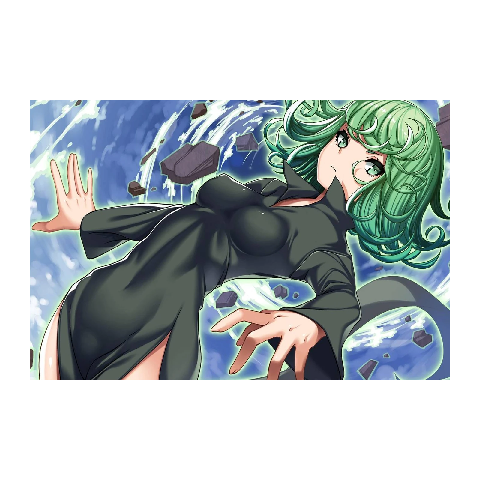 Tatsumaki Psychic Power Anime Wall Art