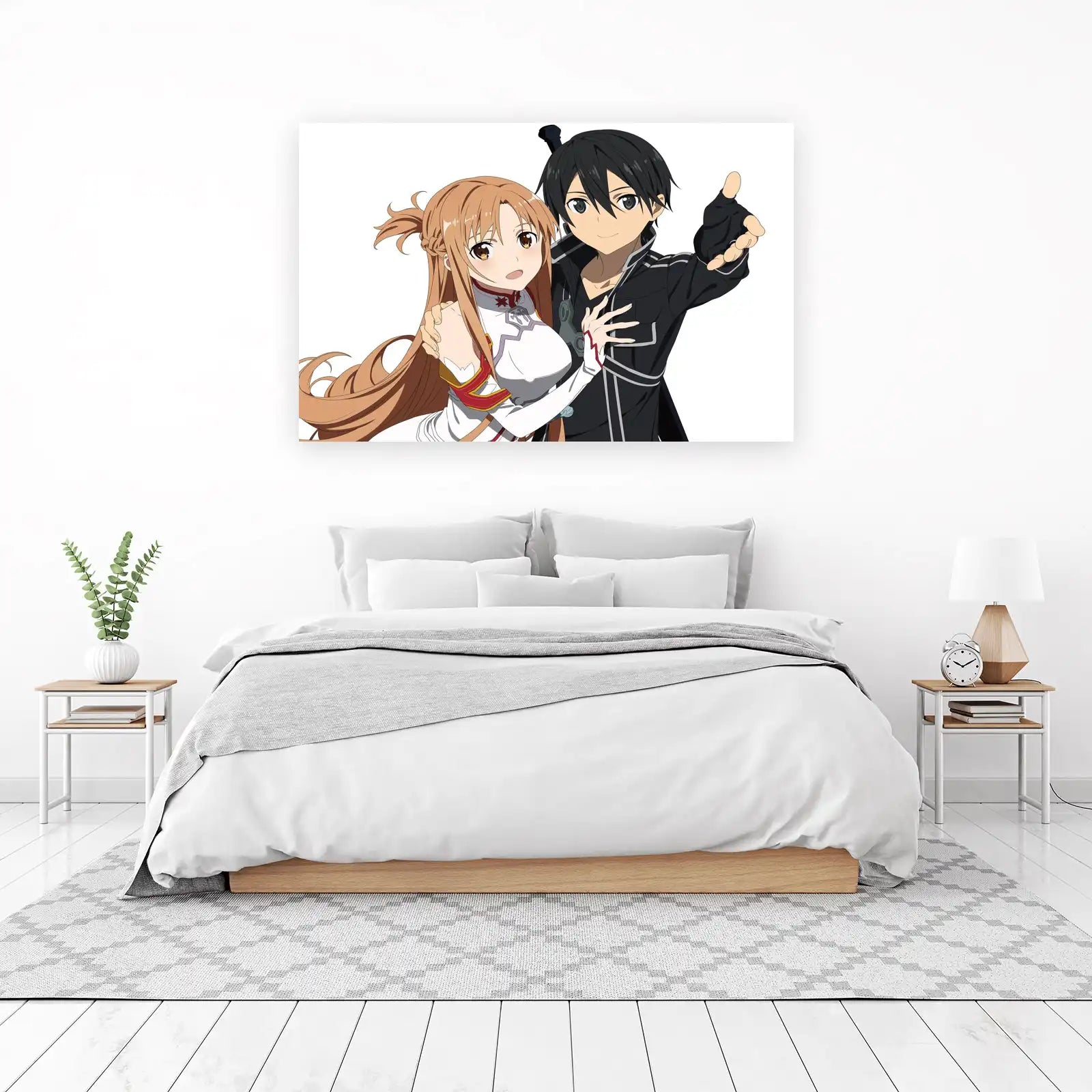 Sword Art Online Kirito Asuna Wall Art
