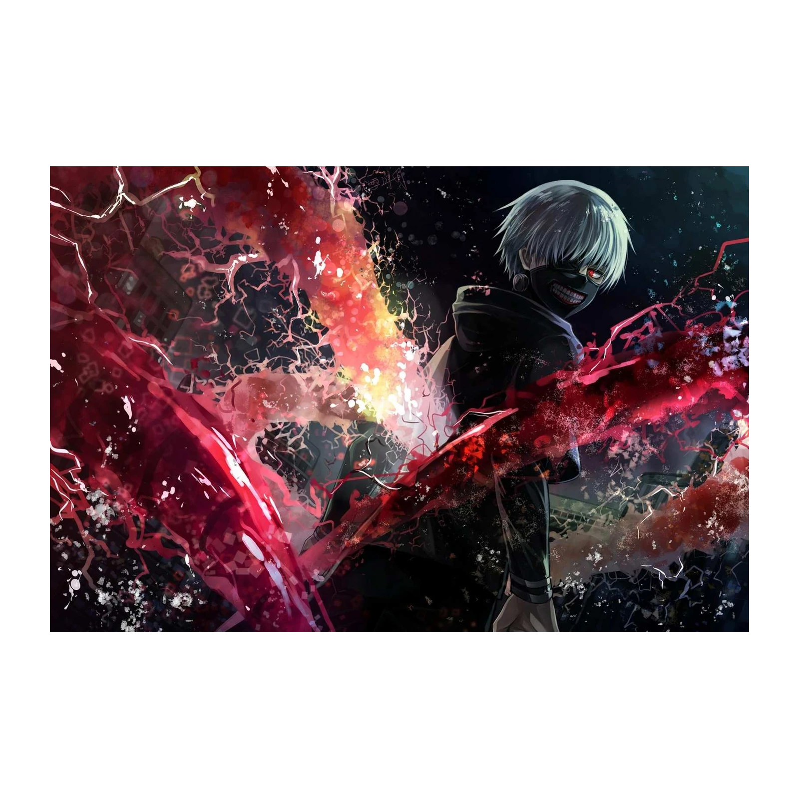Dark Anime Kaneki Ken Wall Art