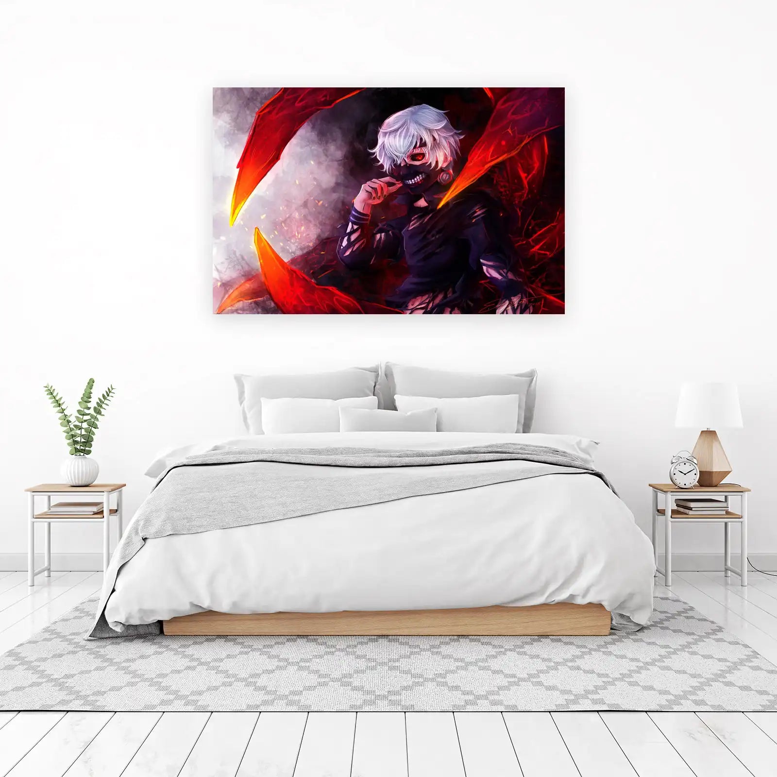 Ghoulish Power Anime Wall Art Wall Art
