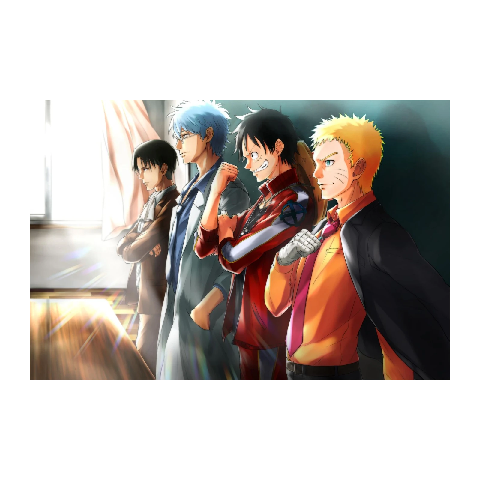Anime Legends Trio Wall Art
