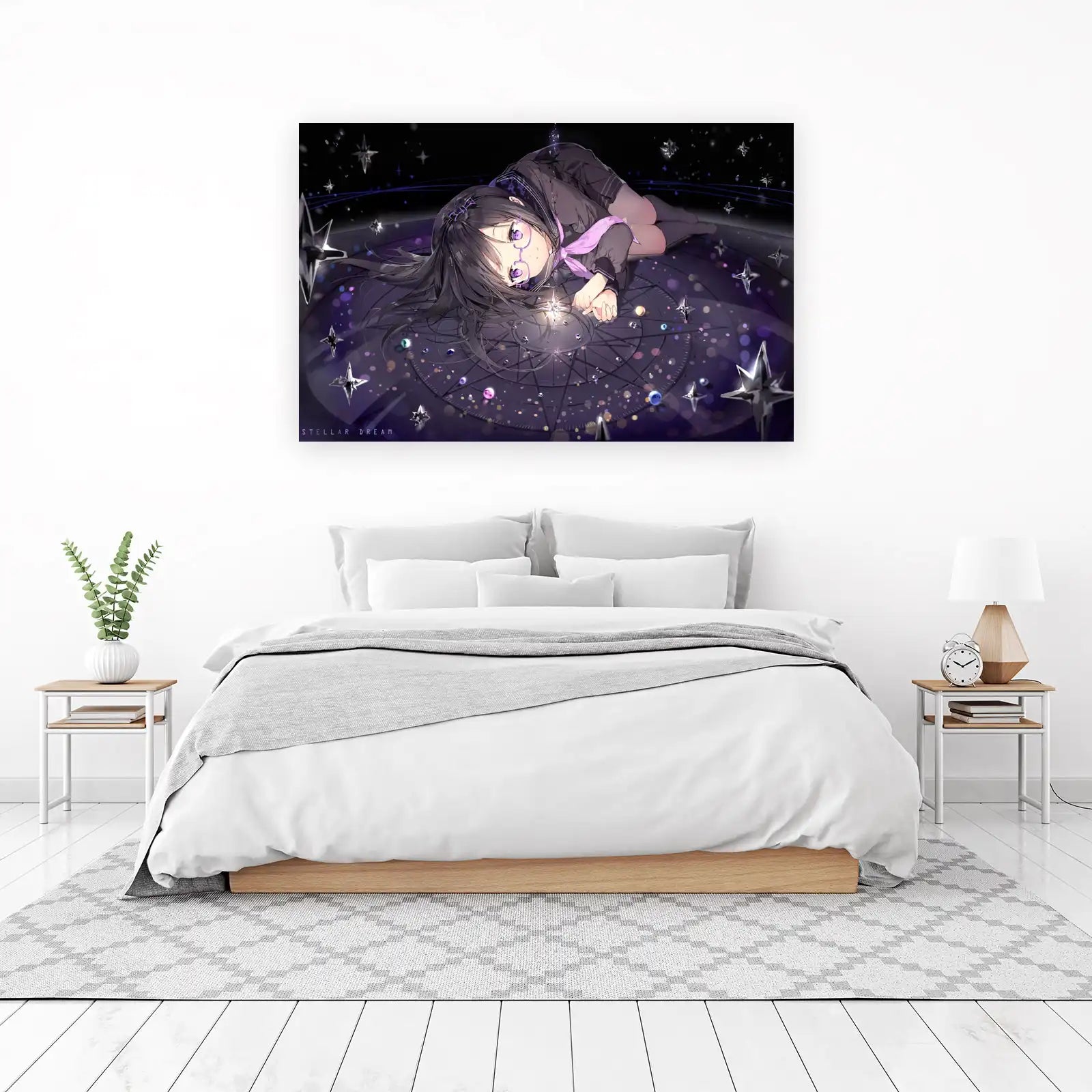 Anime Star Gazer Girl Wall Art