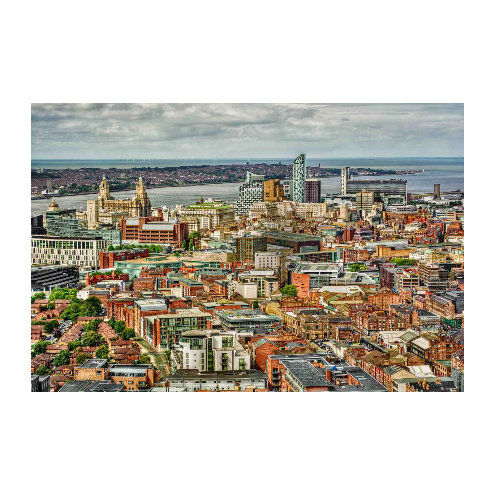 Liverpool Cityscape Panorama Wall Art