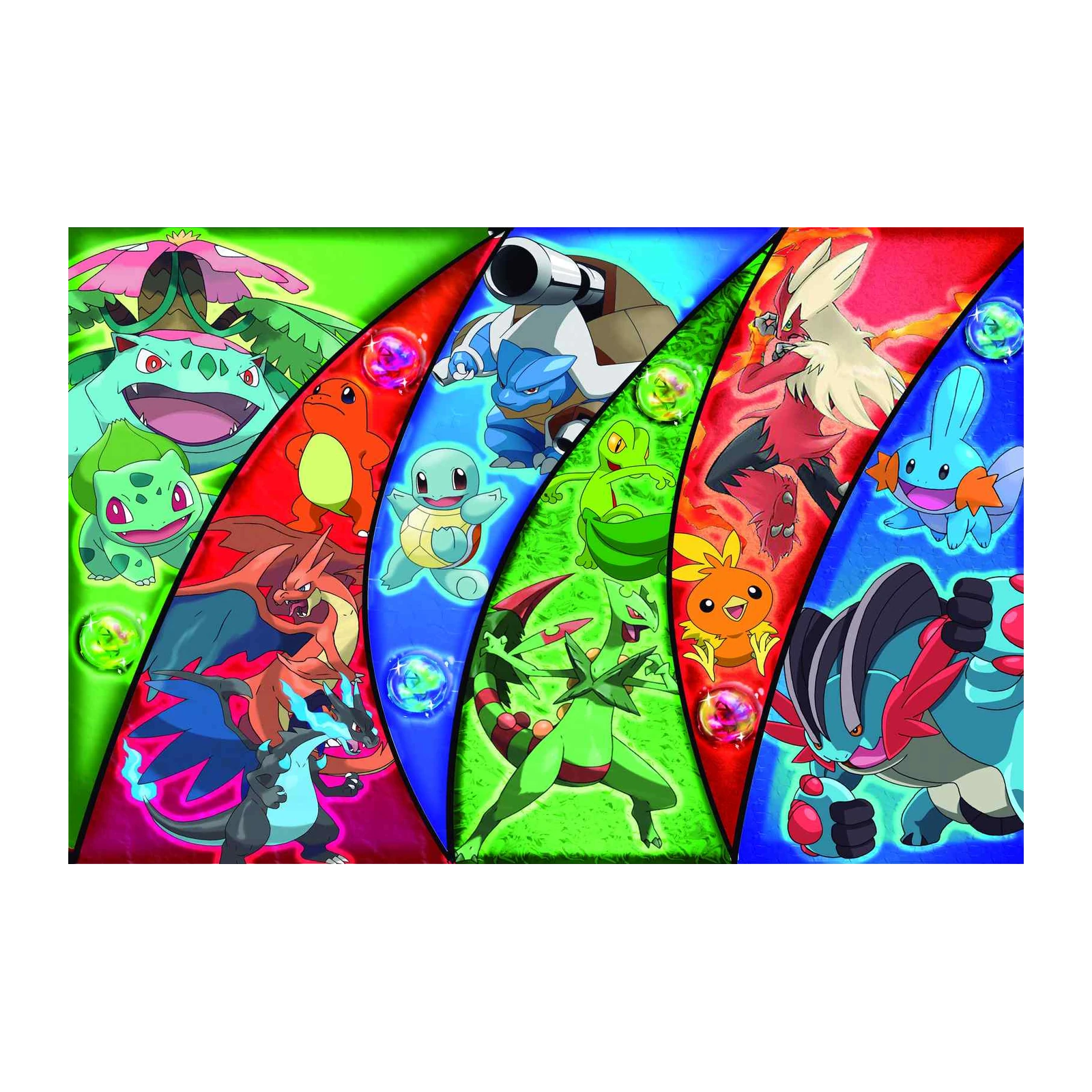 Epic Pokemon Evolution Collage Wall Art