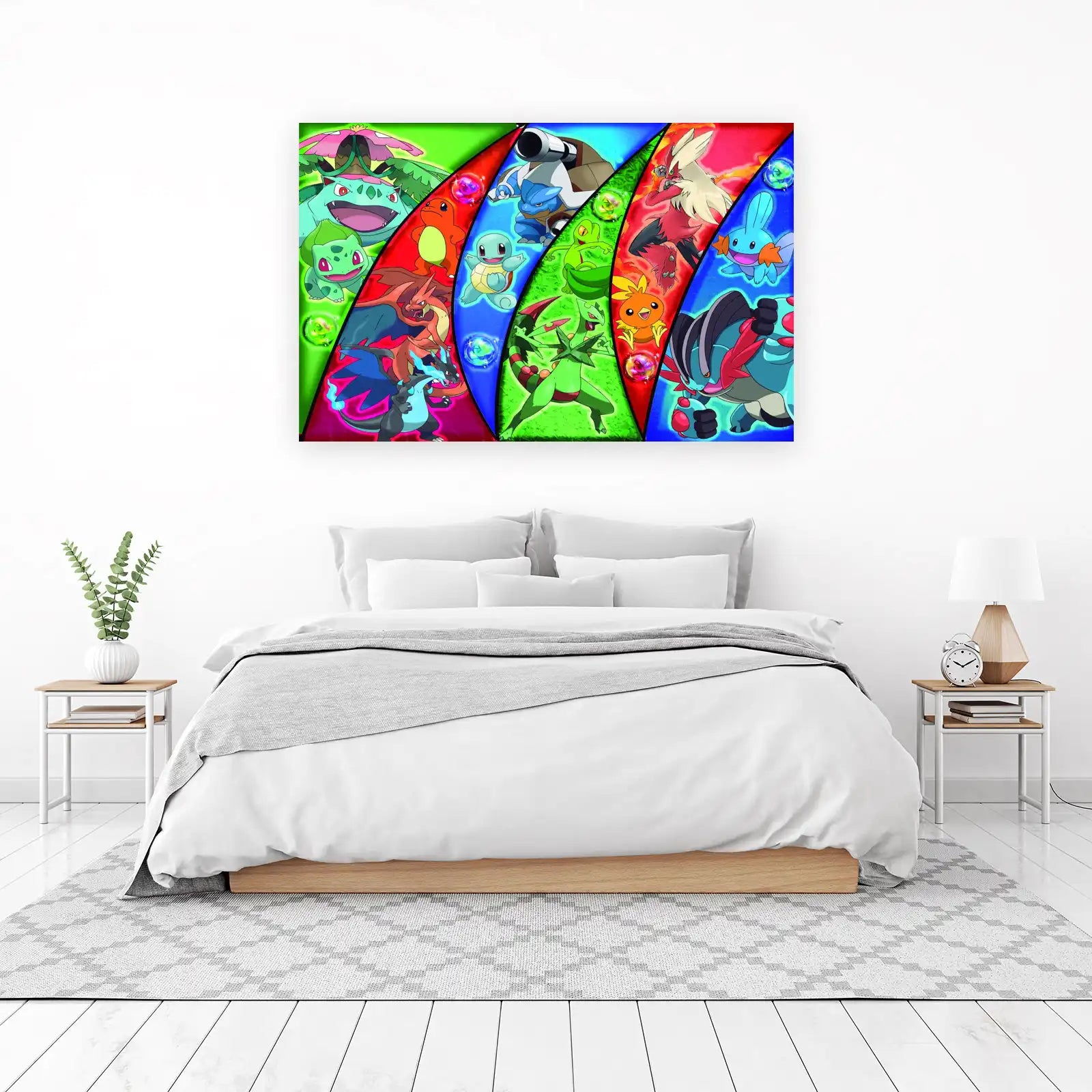 Epic Pokemon Evolution Collage Wall Art
