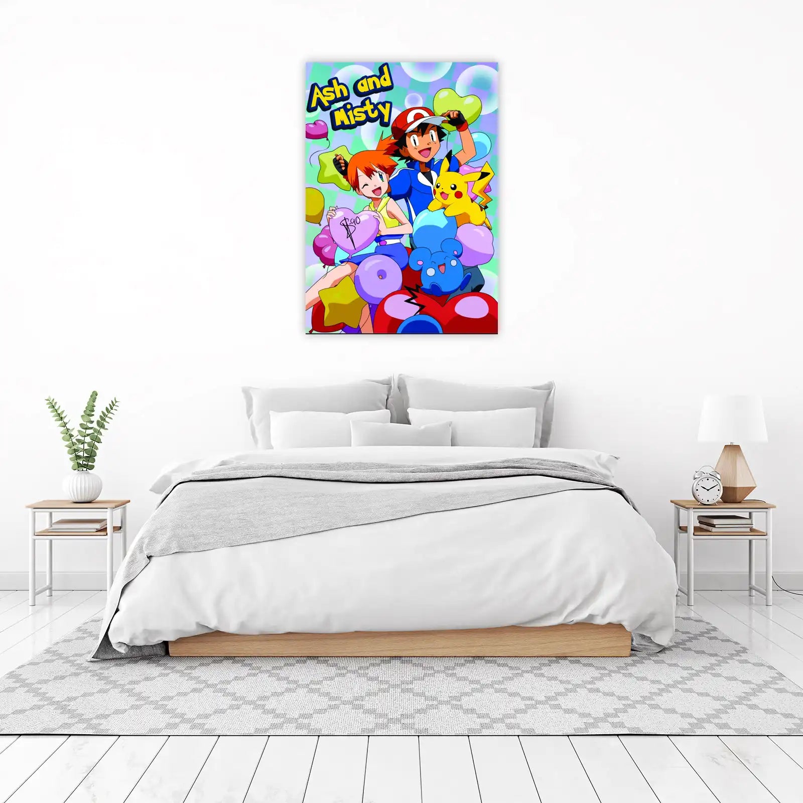 Ash & Misty Pokémon Adventure Wall Art