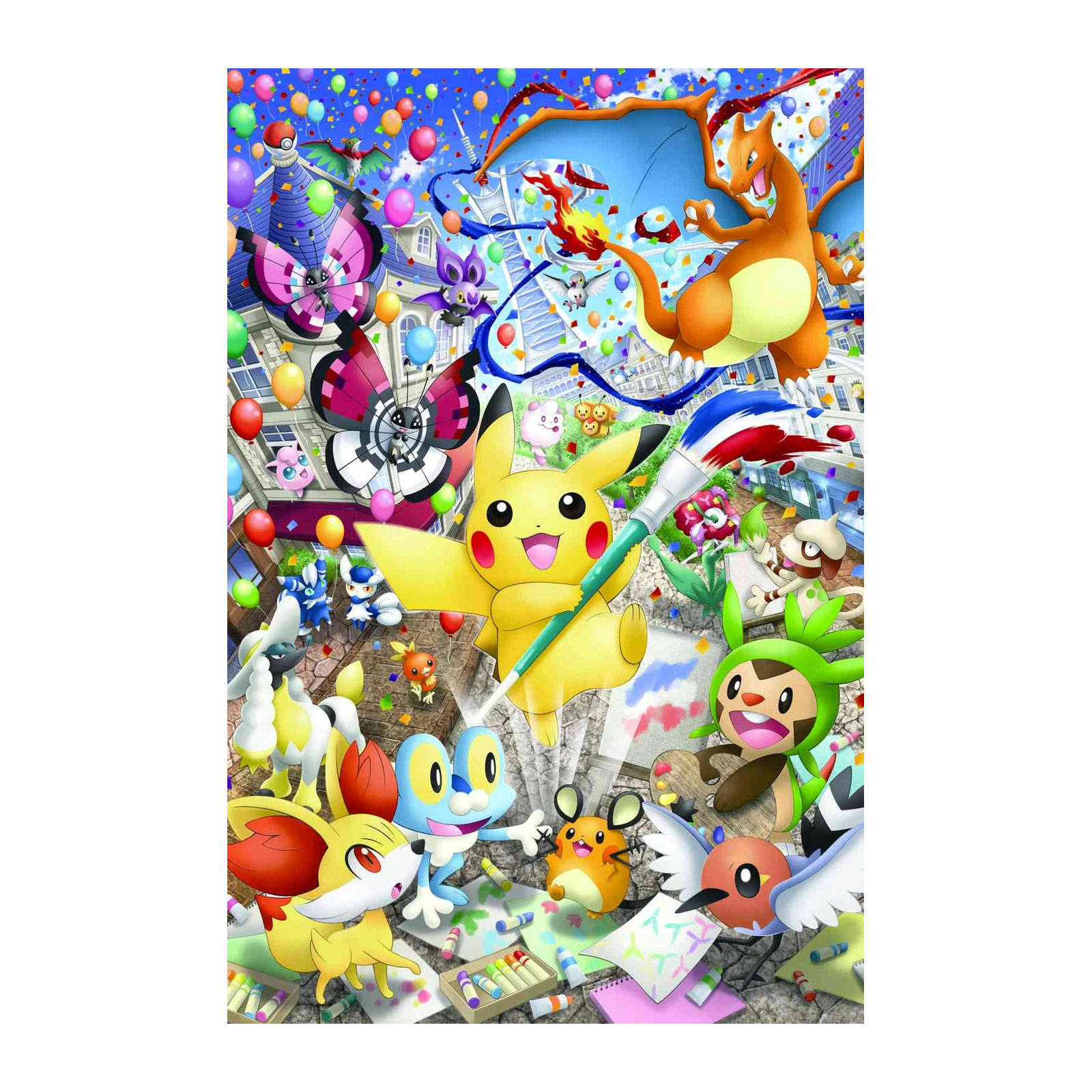 Vibrant Pokemon Art Celebration Wall Art