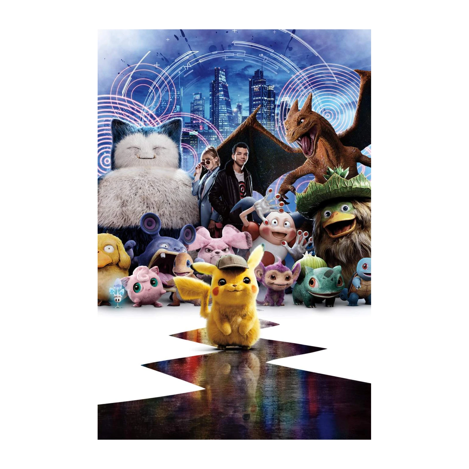 Detective Pikachu & Friends Wall Art