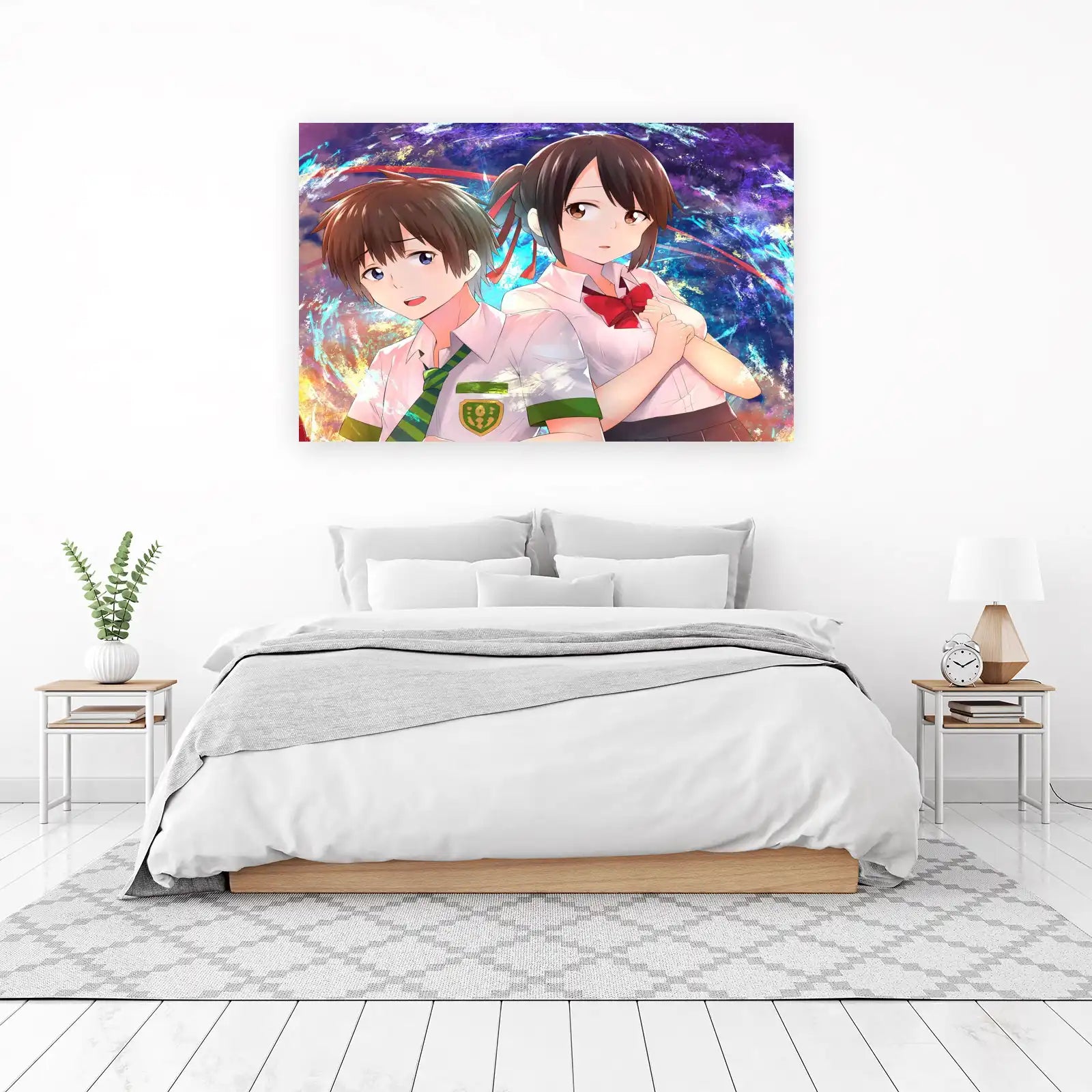 Your Name Anime Couple Wall Art