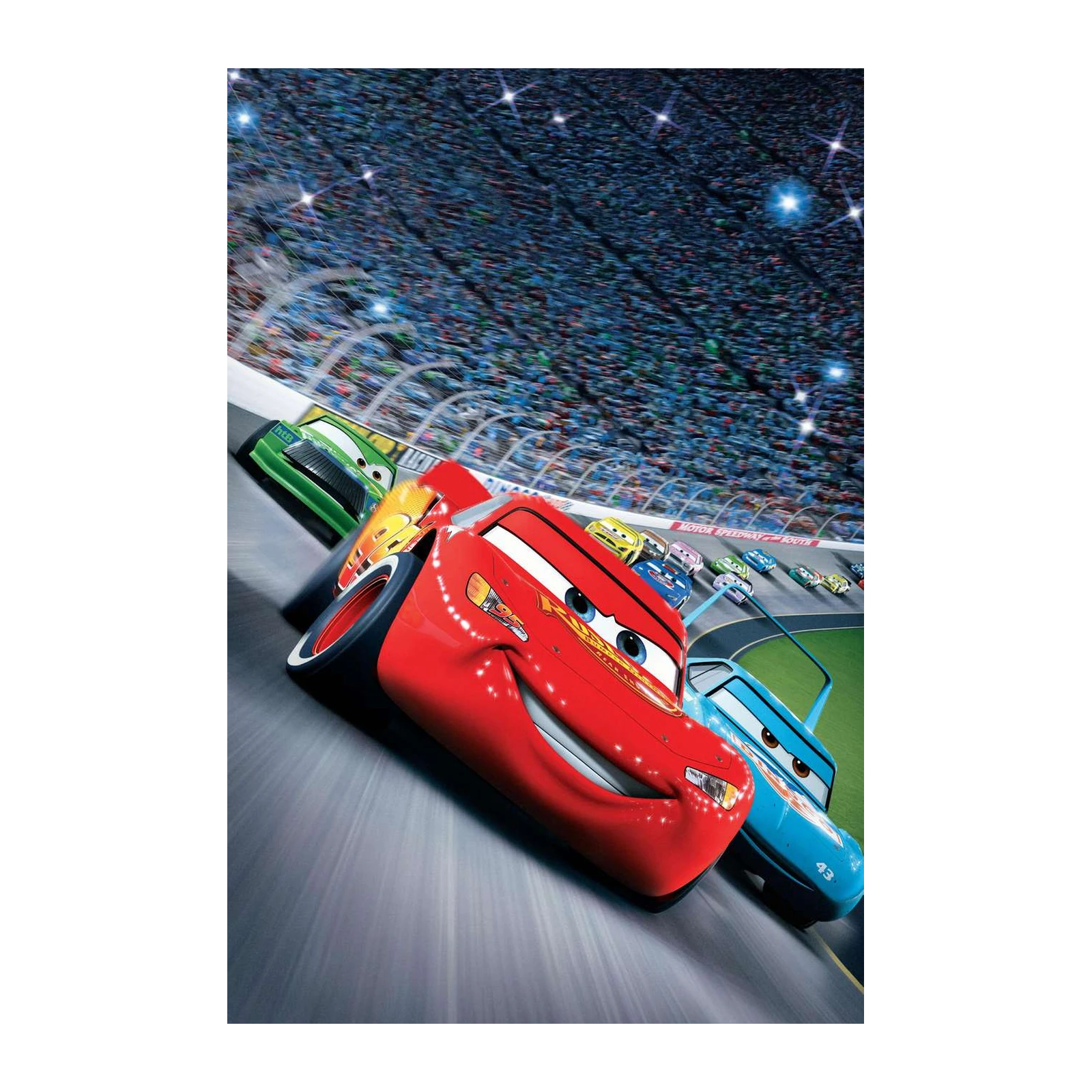 Lightning McQueen Racing Wall Art