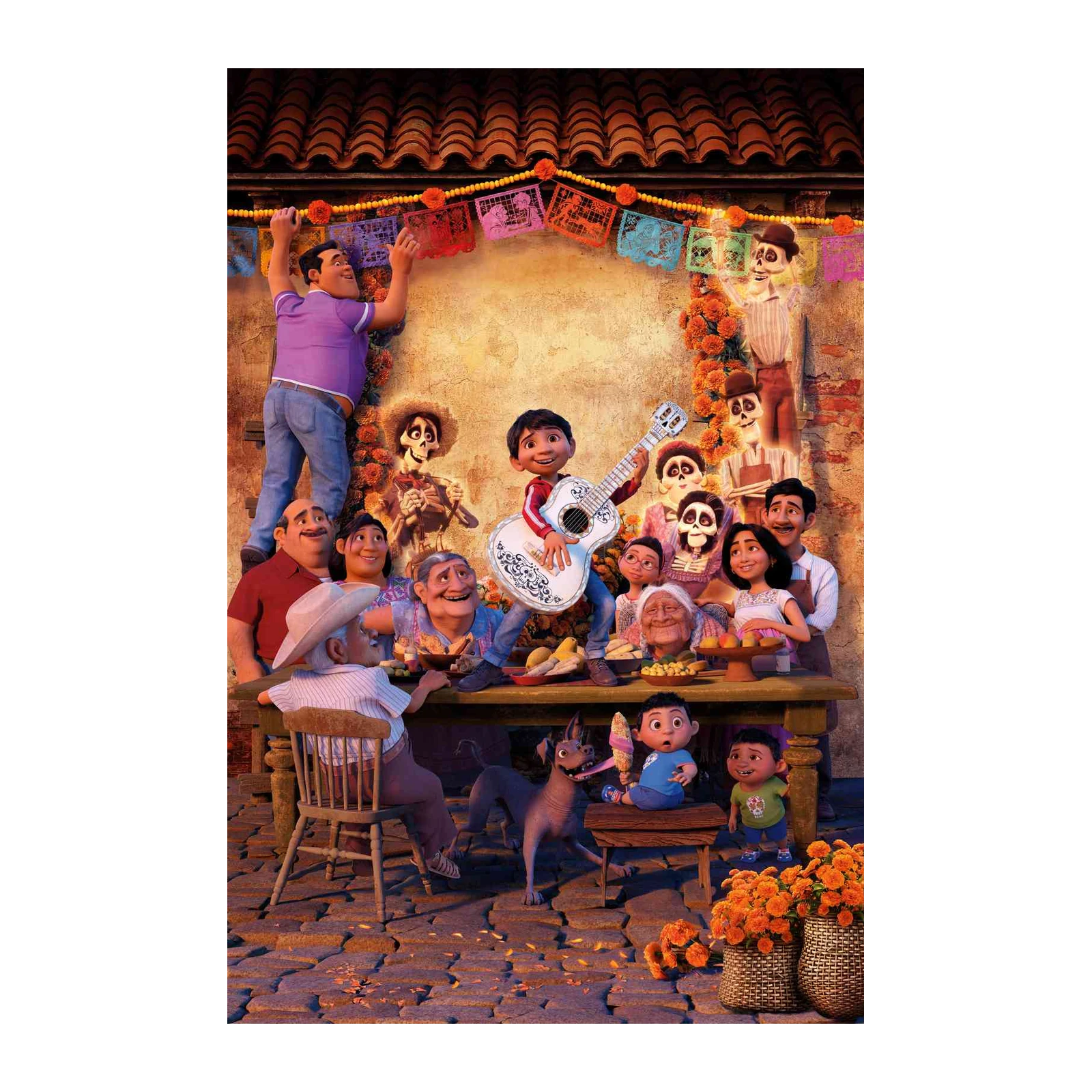 Coco Family Gathering Guitar Wall Art