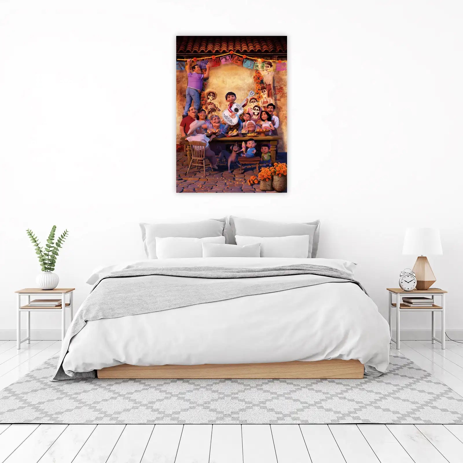 Coco Family Gathering Guitar Wall Art