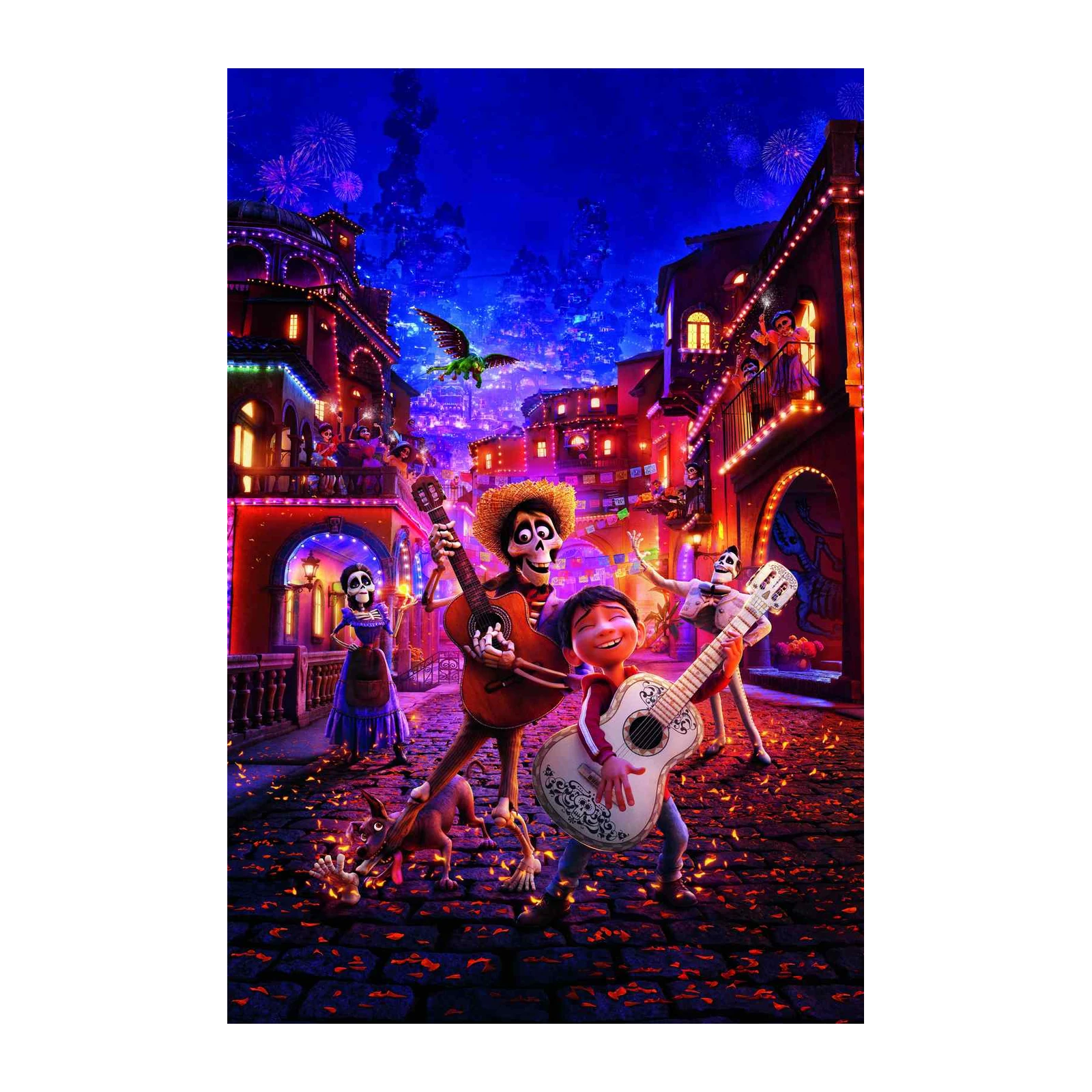 Vibrant Fiesta Coco Movie Art Wall Art