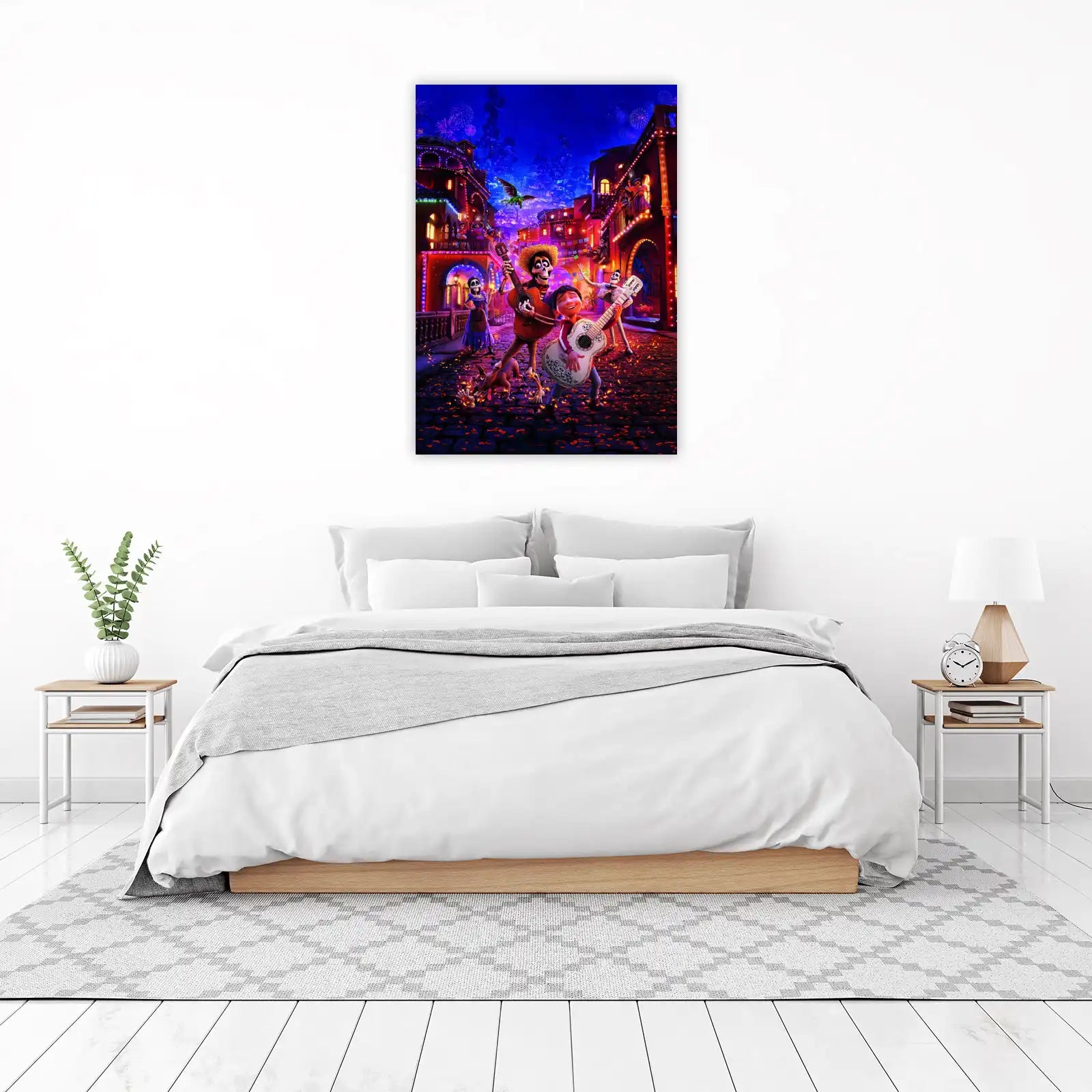 Vibrant Fiesta Coco Movie Art Wall Art