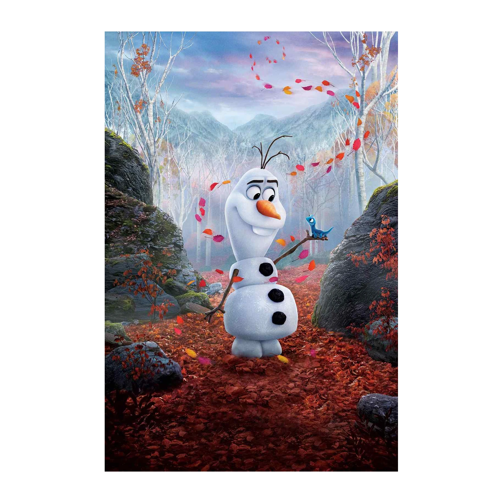 Enchanting Olaf Autumn Forest Wall Art