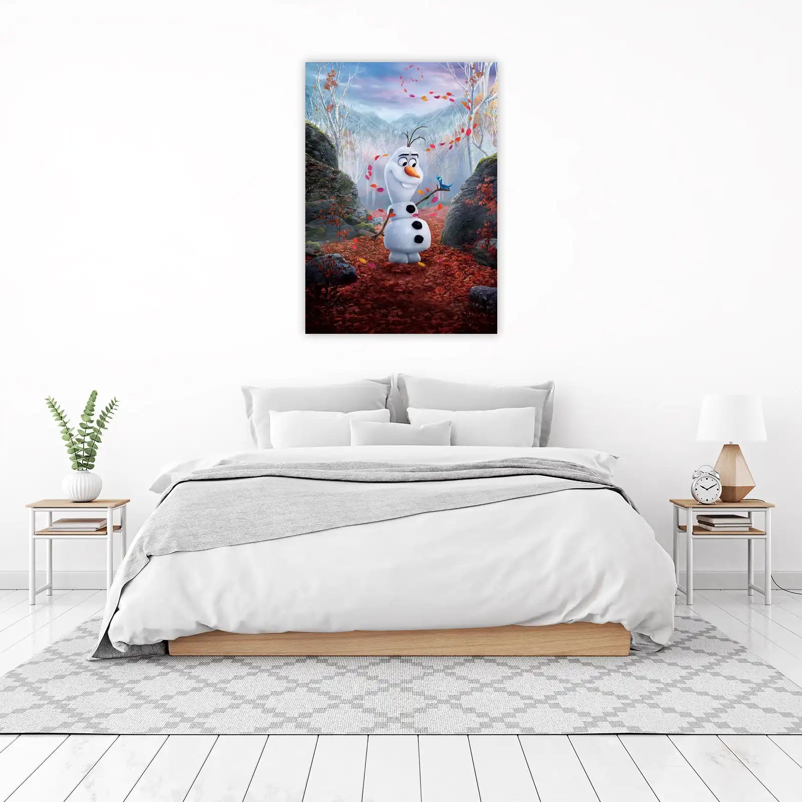 Enchanting Olaf Autumn Forest Wall Art