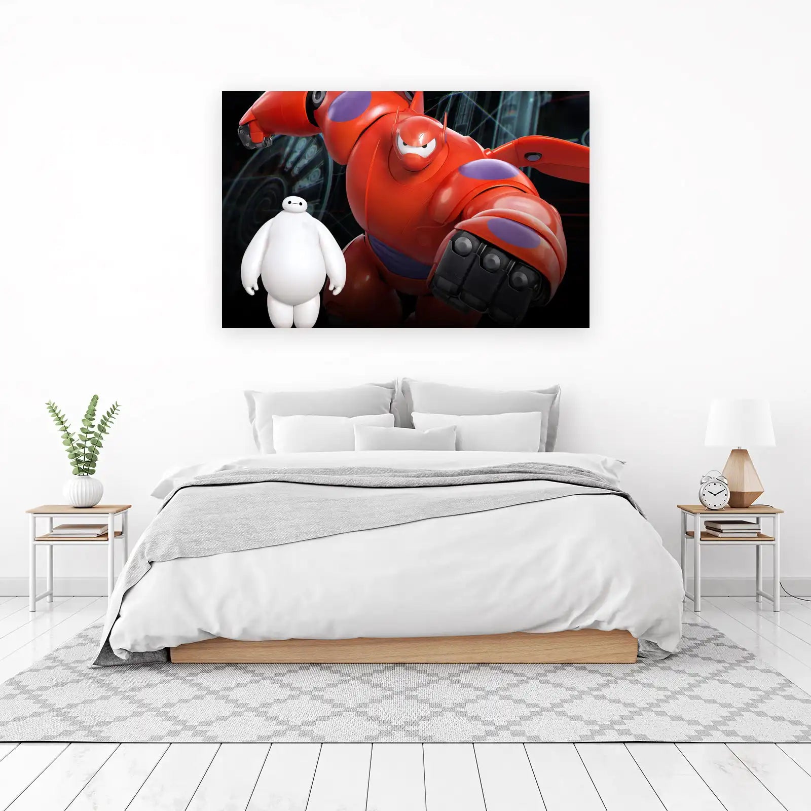 Baymax & Big Hero 6 Action Wall Art