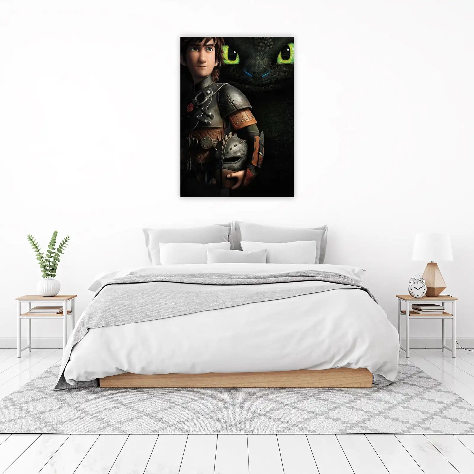 Hiccup & Toothless Epic Bond Wall Art