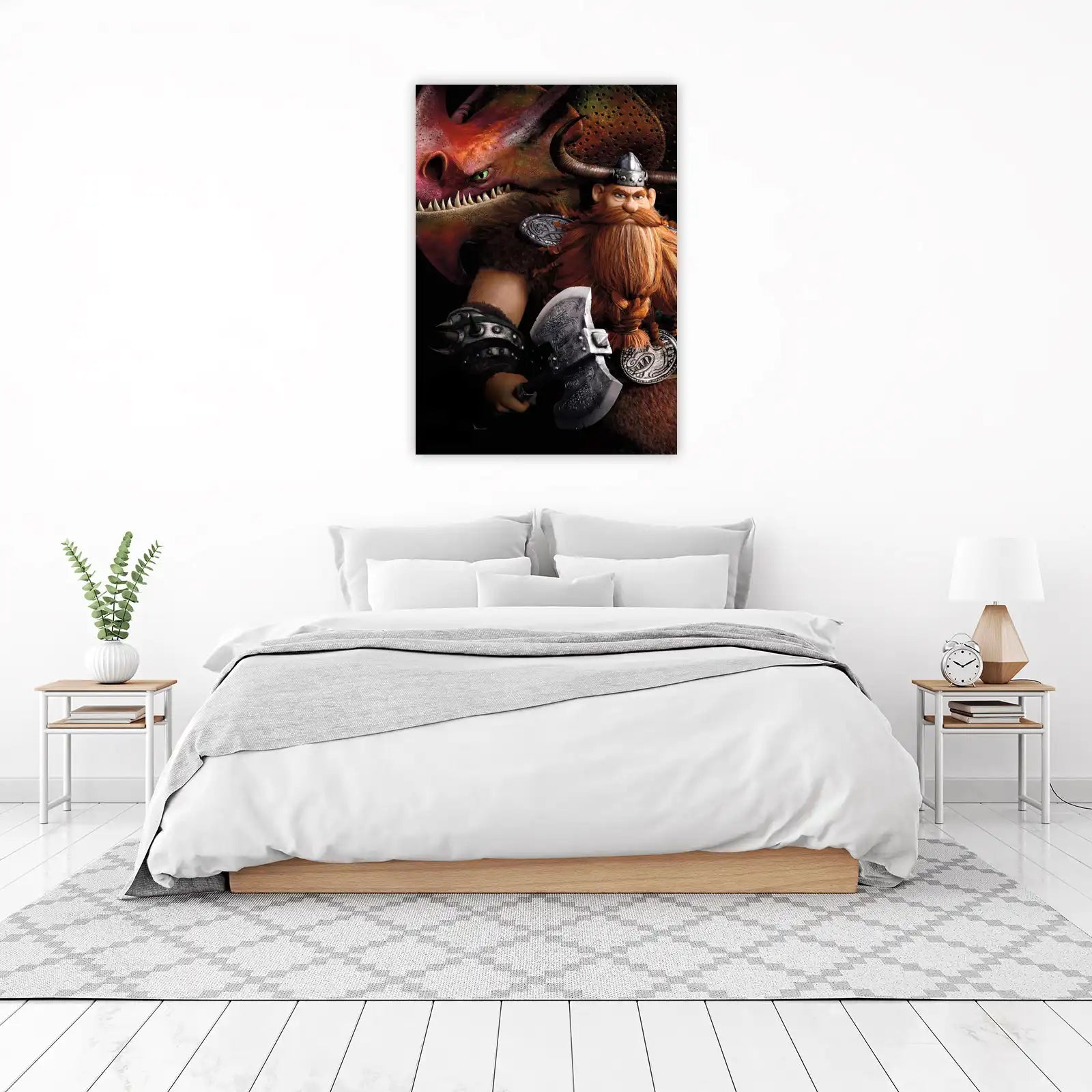 Epic Viking & Dragon Wall Art