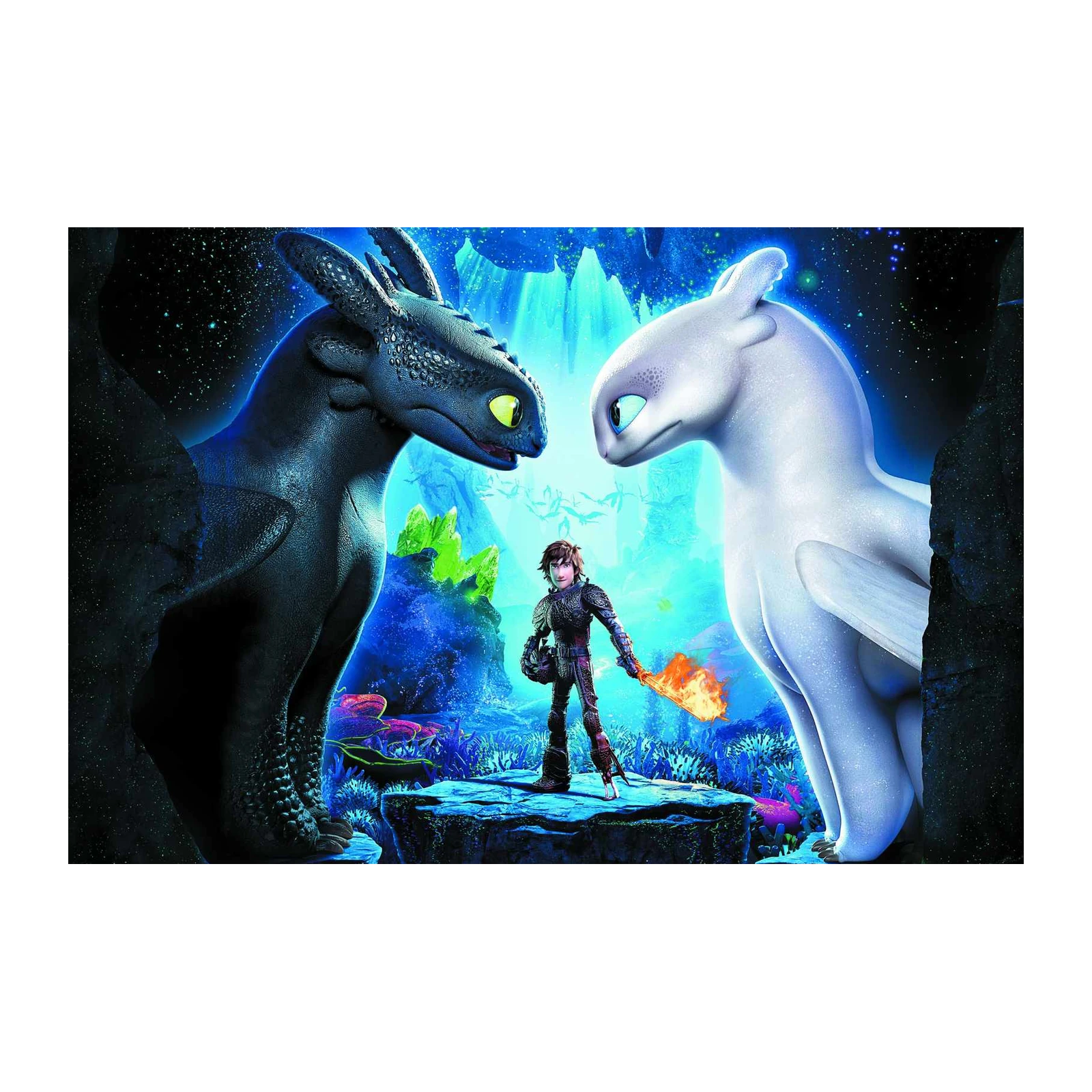 Hiccup & Dragons Epic Scene Wall Art