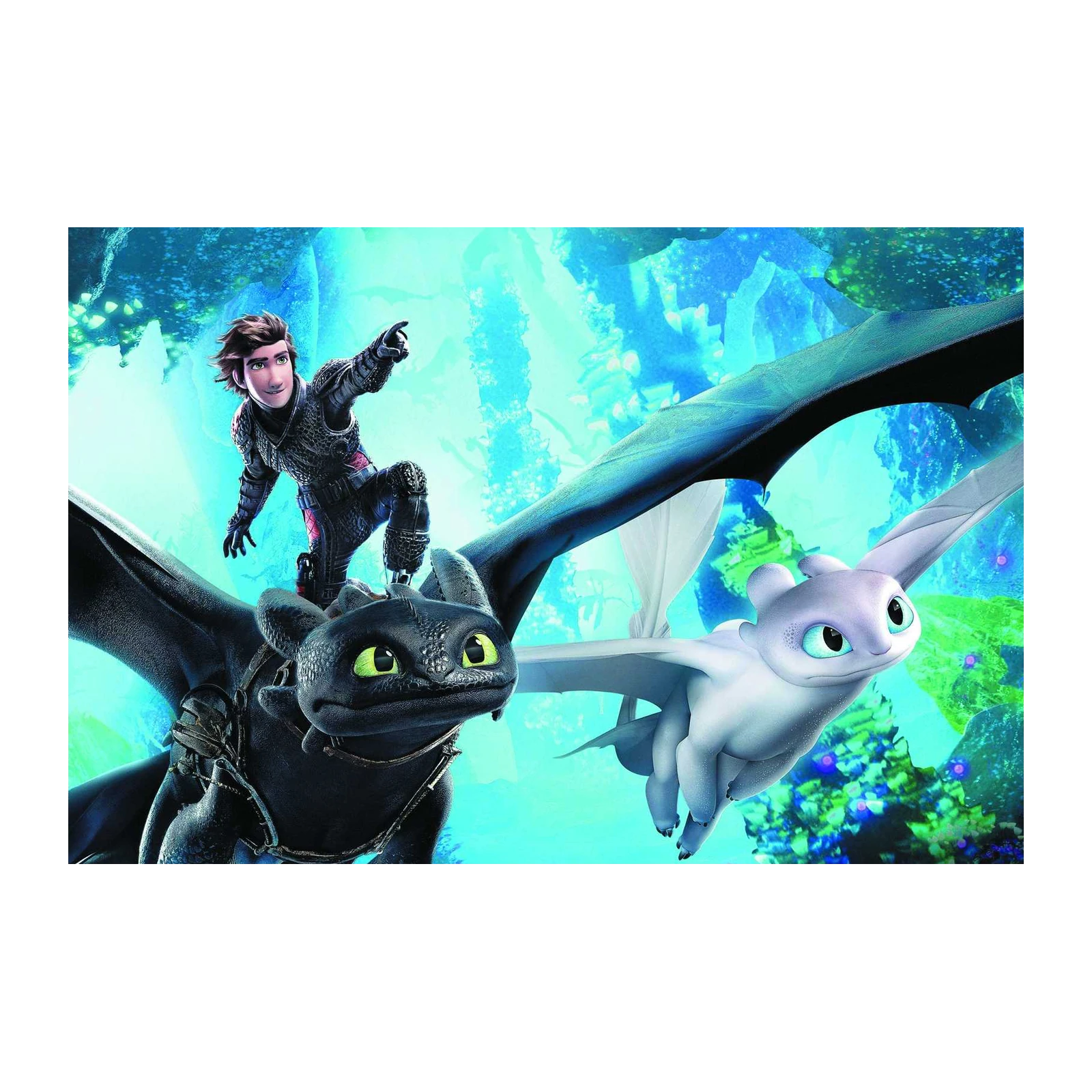 Hiccup & Toothless Flight Wall Art