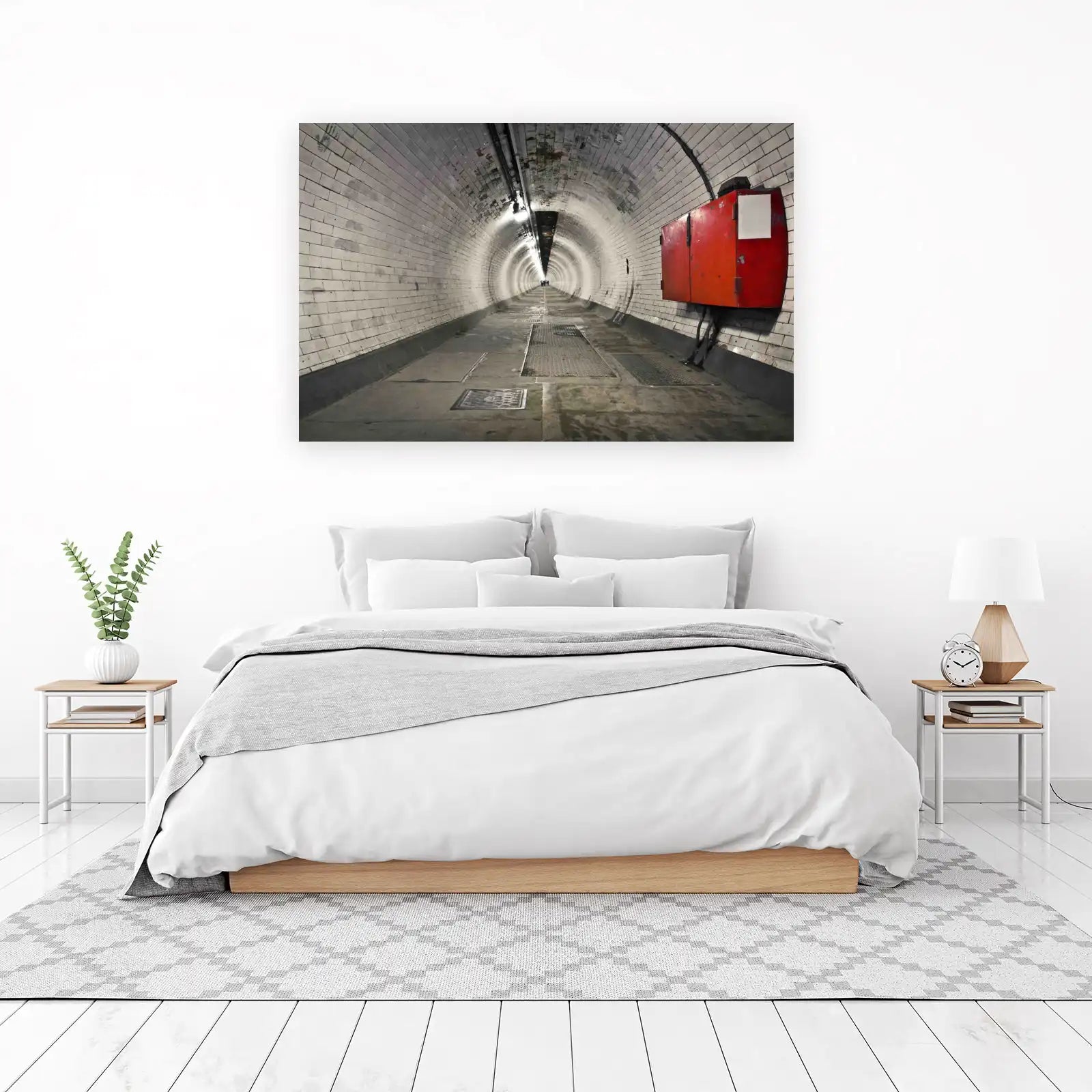 Urban Tunnel Perspective Wall Art