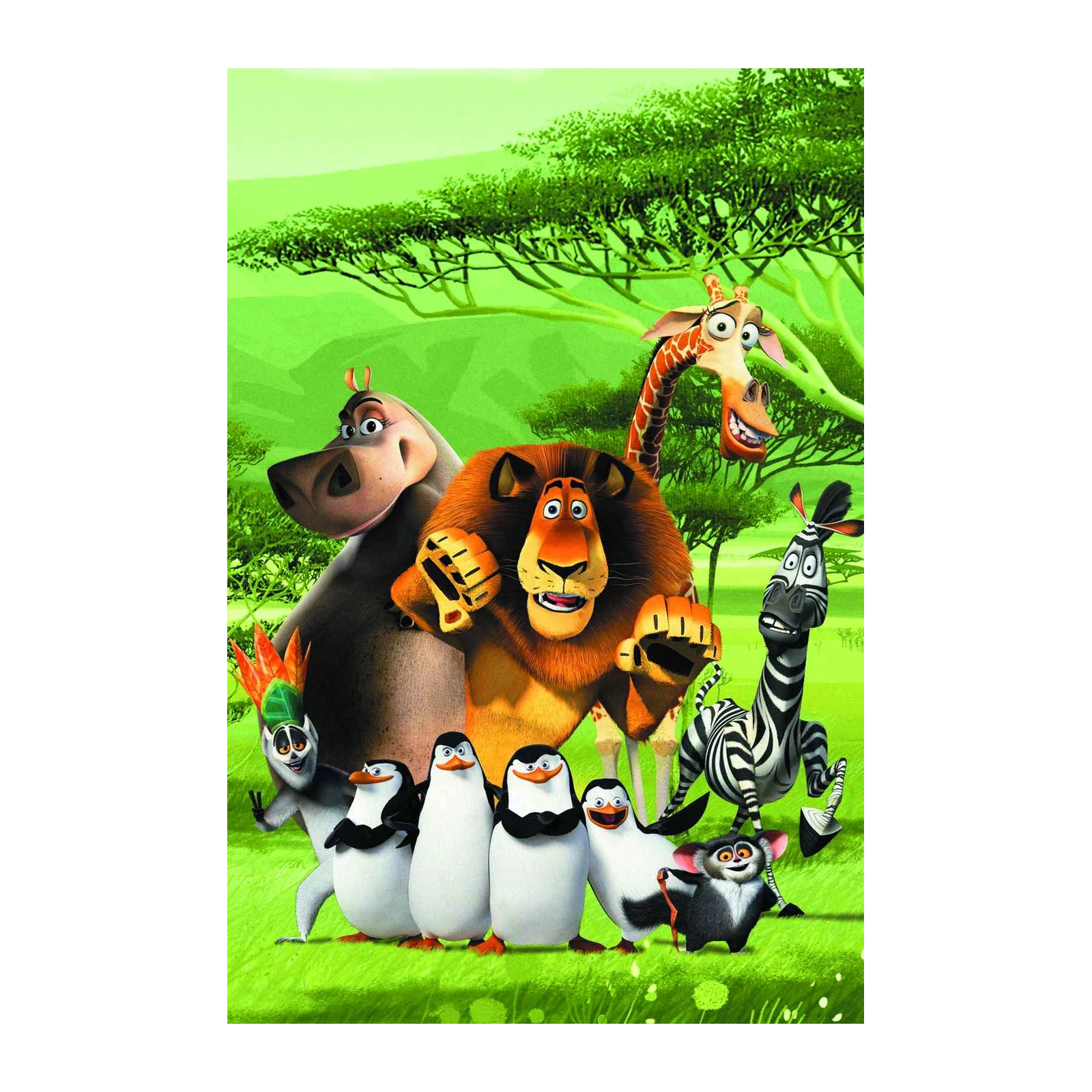 Madagascar Animals Fun Safari Wall Art