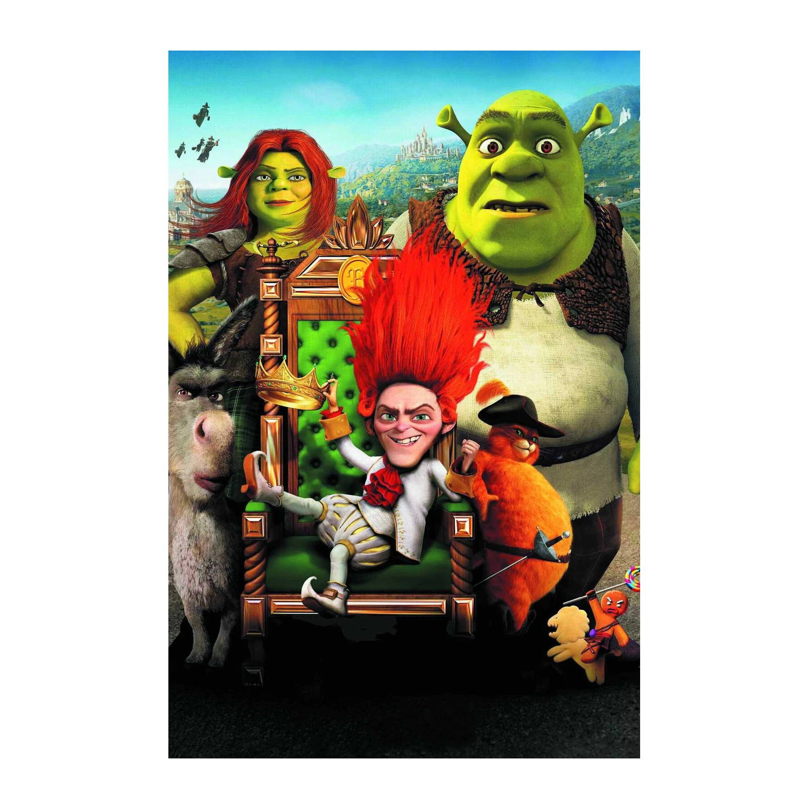 Shrek Fairytale Cast Wall Art