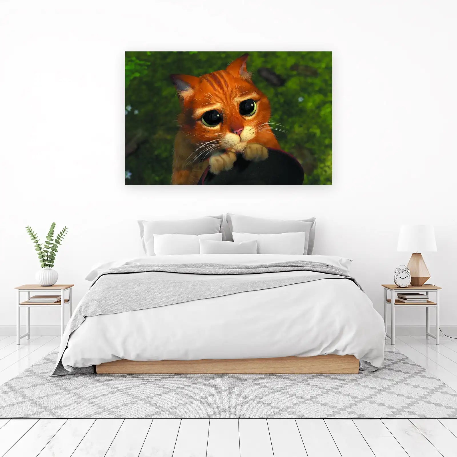 Puss in Boots Adorable Eyes Wall Art