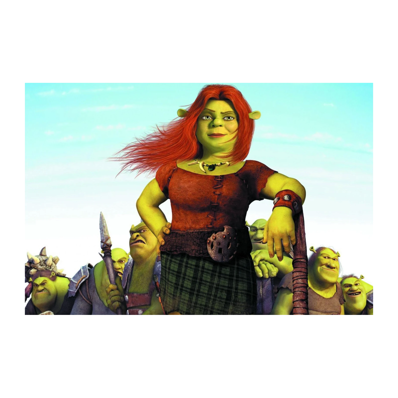 Princess Fiona Ogre Warrior Wall Art