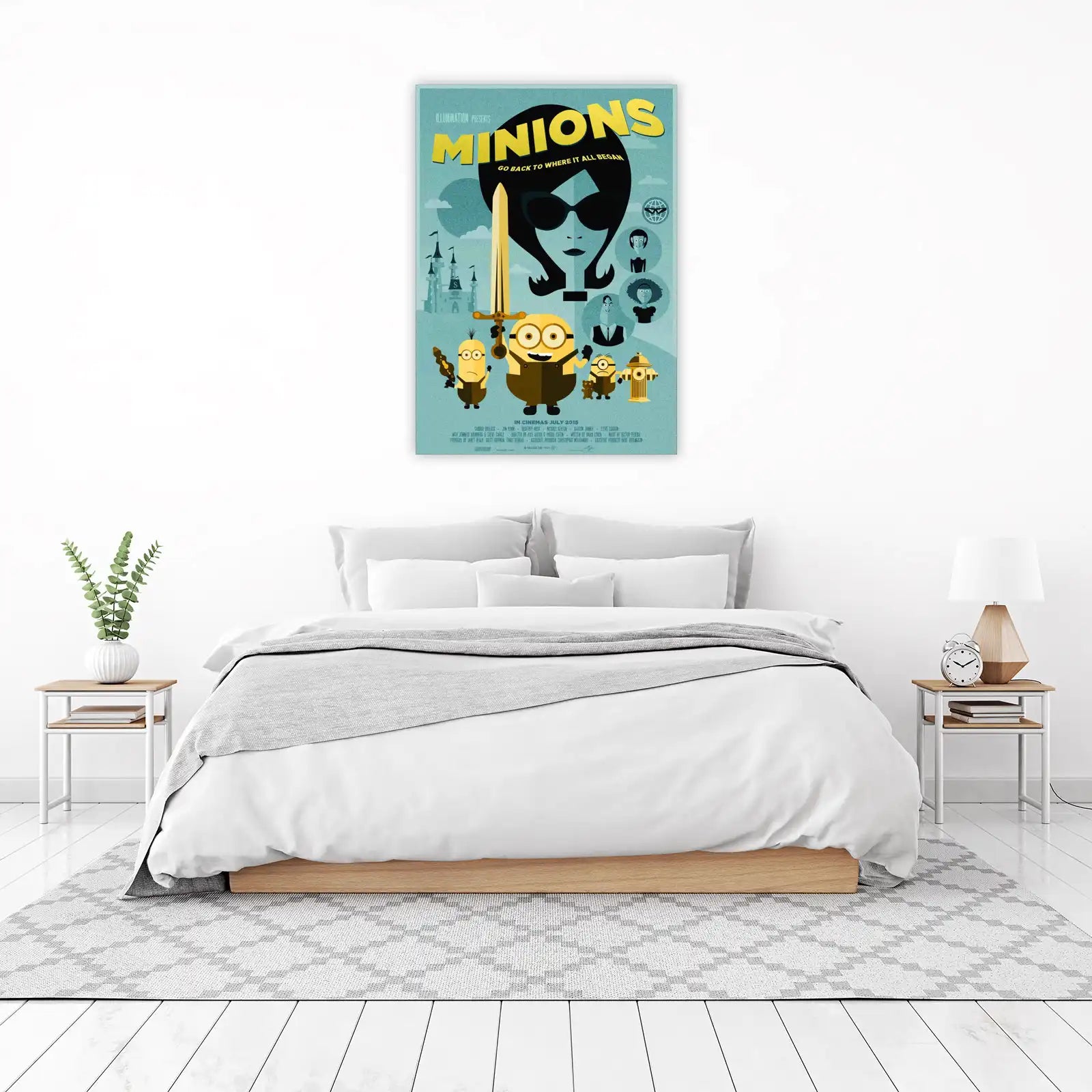 Minions Movie Art "Go Back" Wall Art