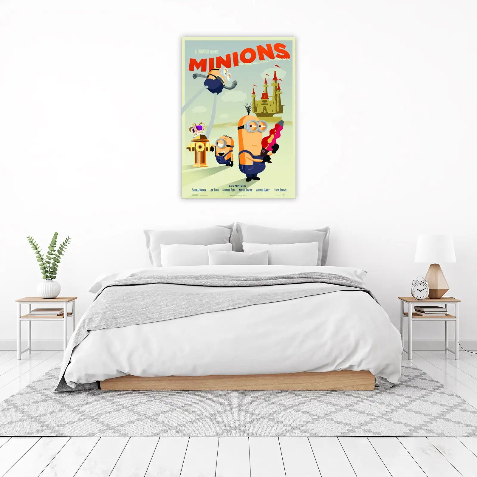 Fun Minions Movie Poster Wall Art - Kids Room Decor