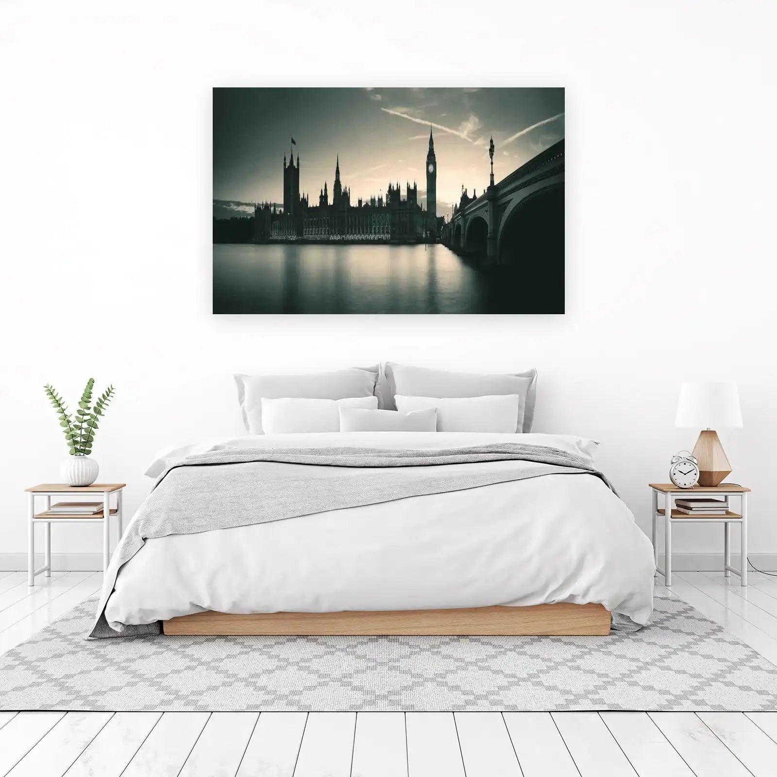 Iconic London Big Ben & Bridge Wall Art