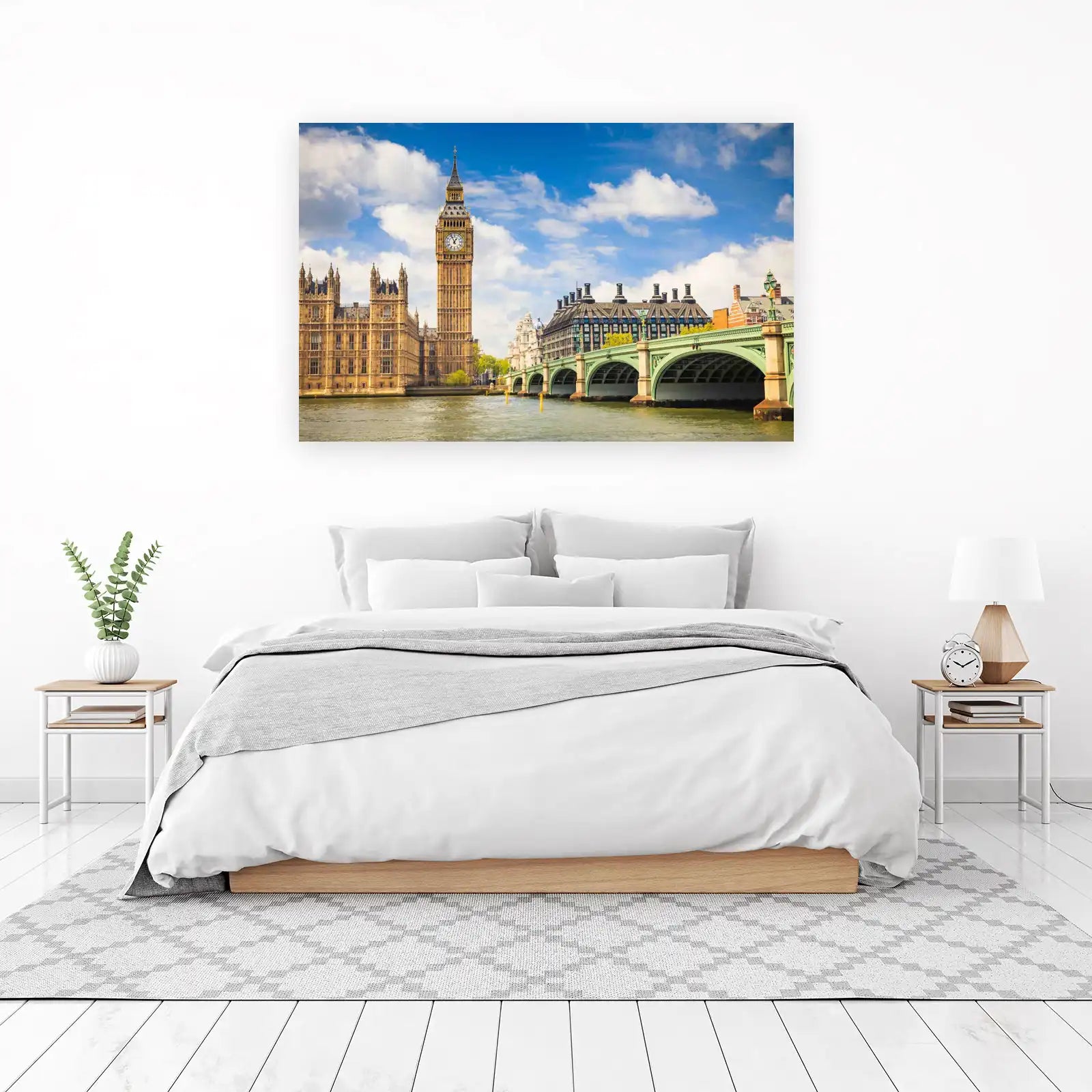 Iconic Big Ben & London Bridge Wall Art
