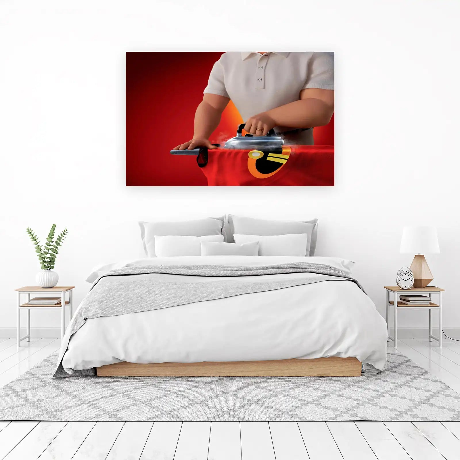 Bob Parr's Secret Hero Laundry Wall Art