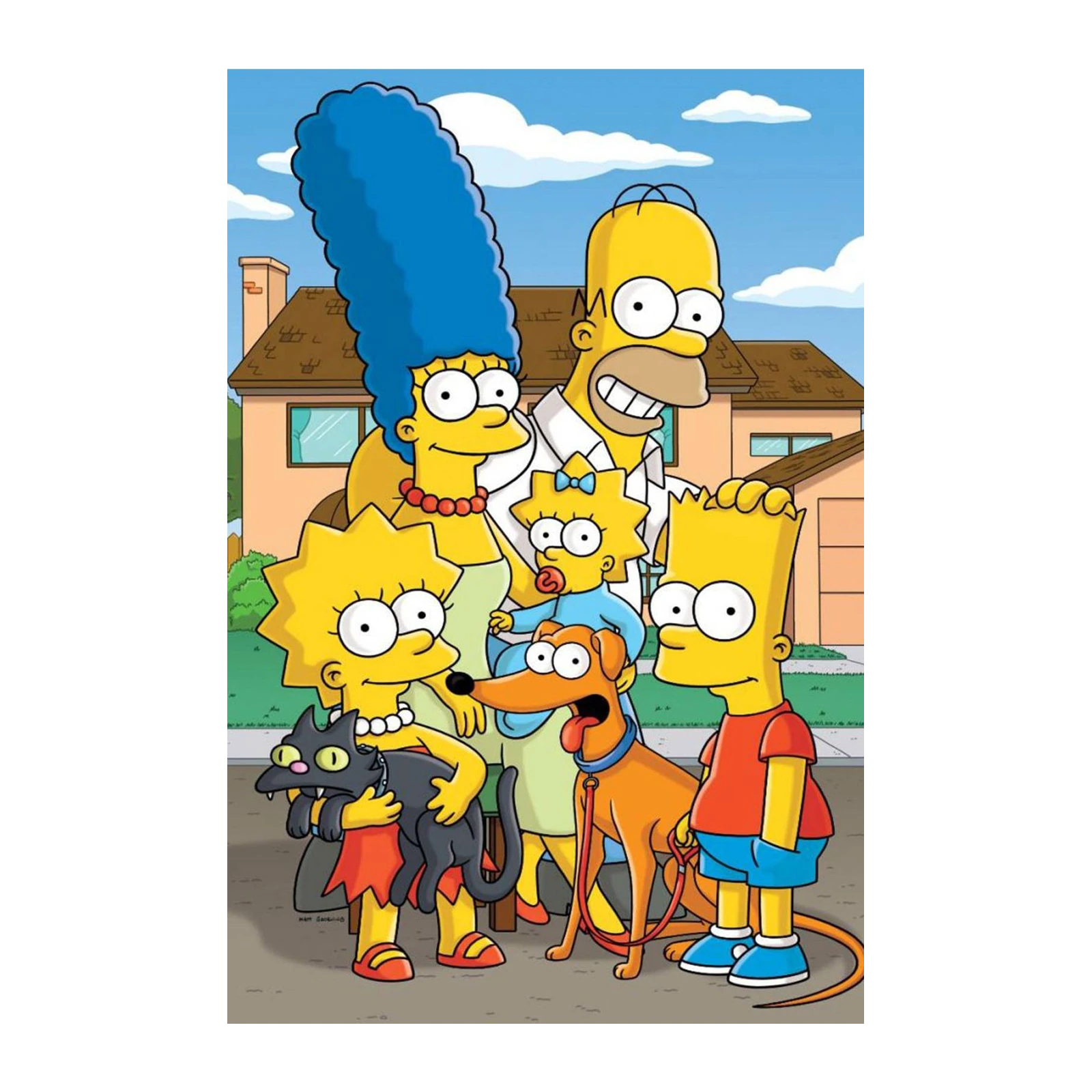 The Simpsons Family Portrait Wall Art