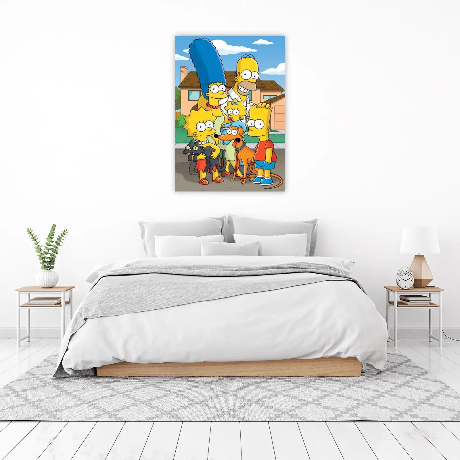 The Simpsons Family Portrait Wall Art