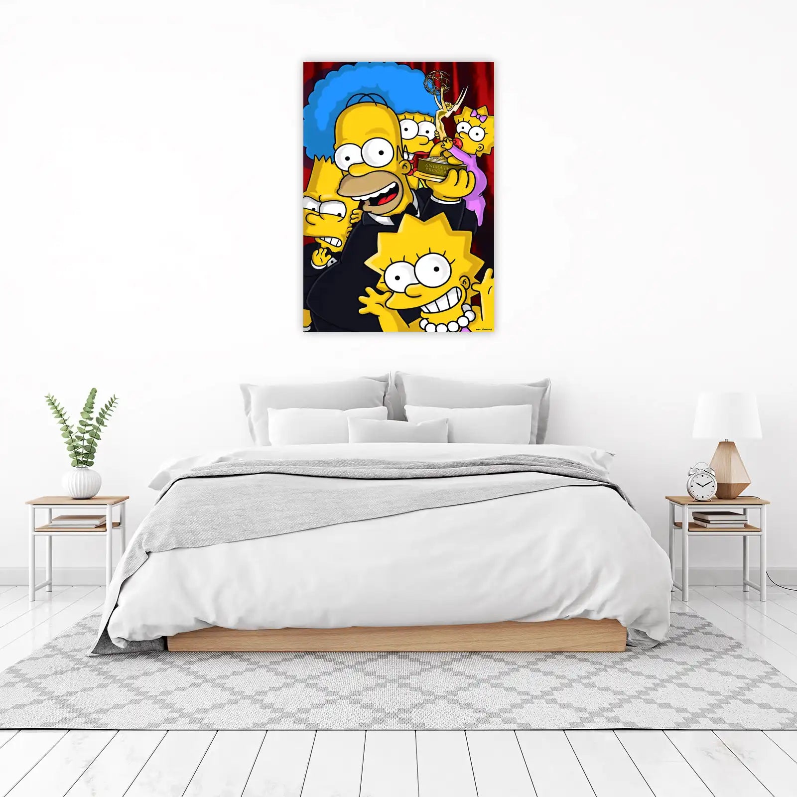 The Simpsons Emmy Winners Wall Art