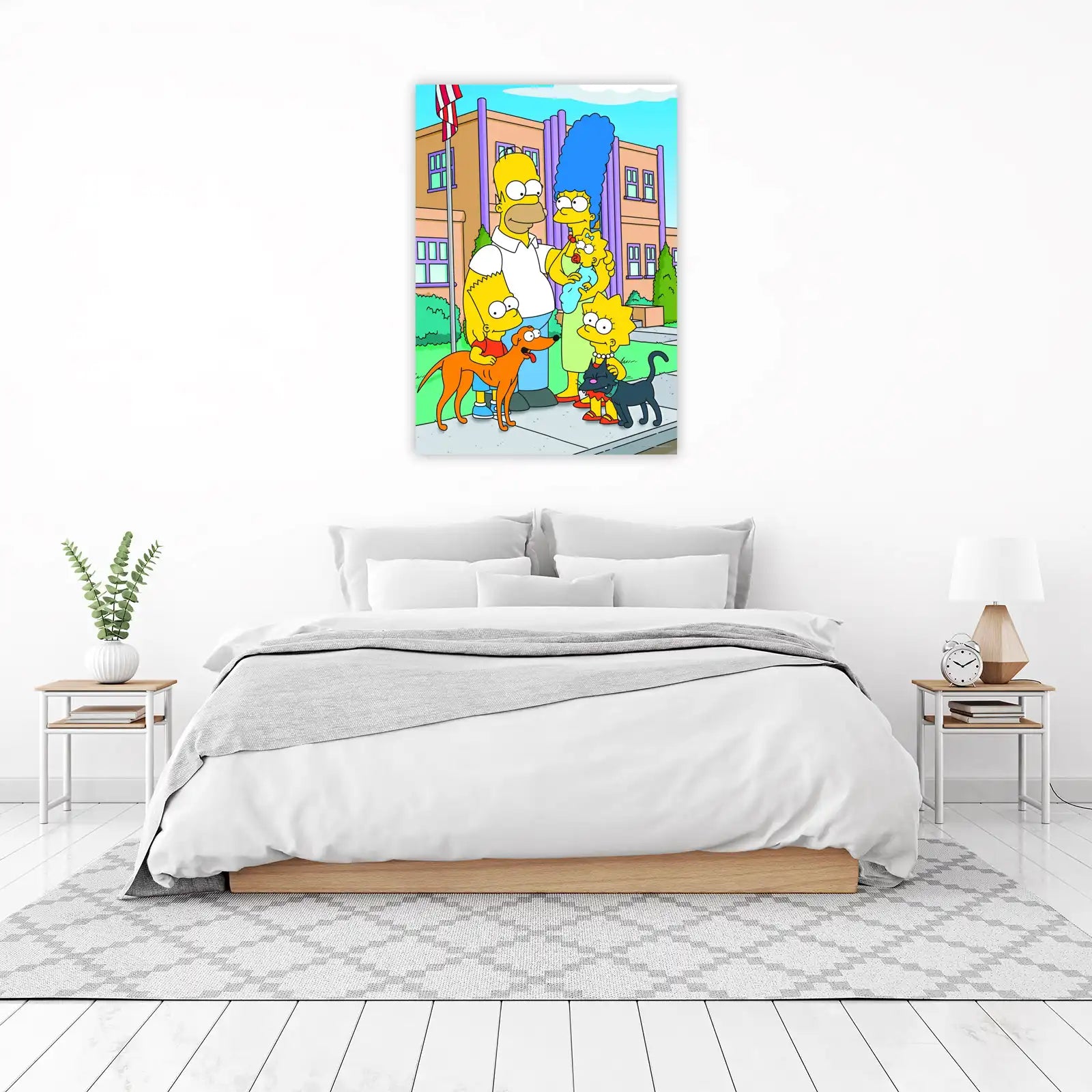 The Simpsons Family Portrait Wall Art