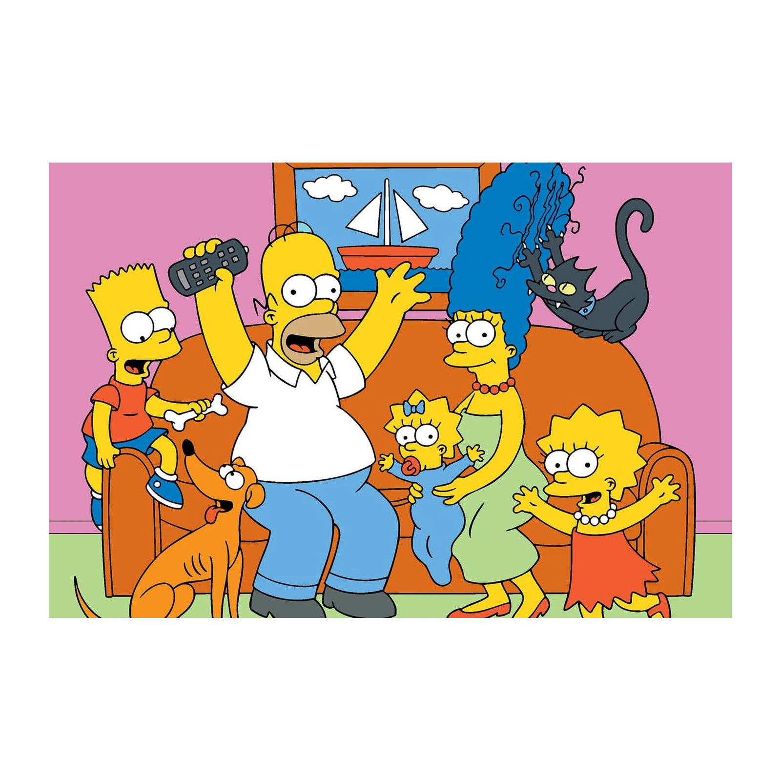 The Simpsons Family Fun Wall Art