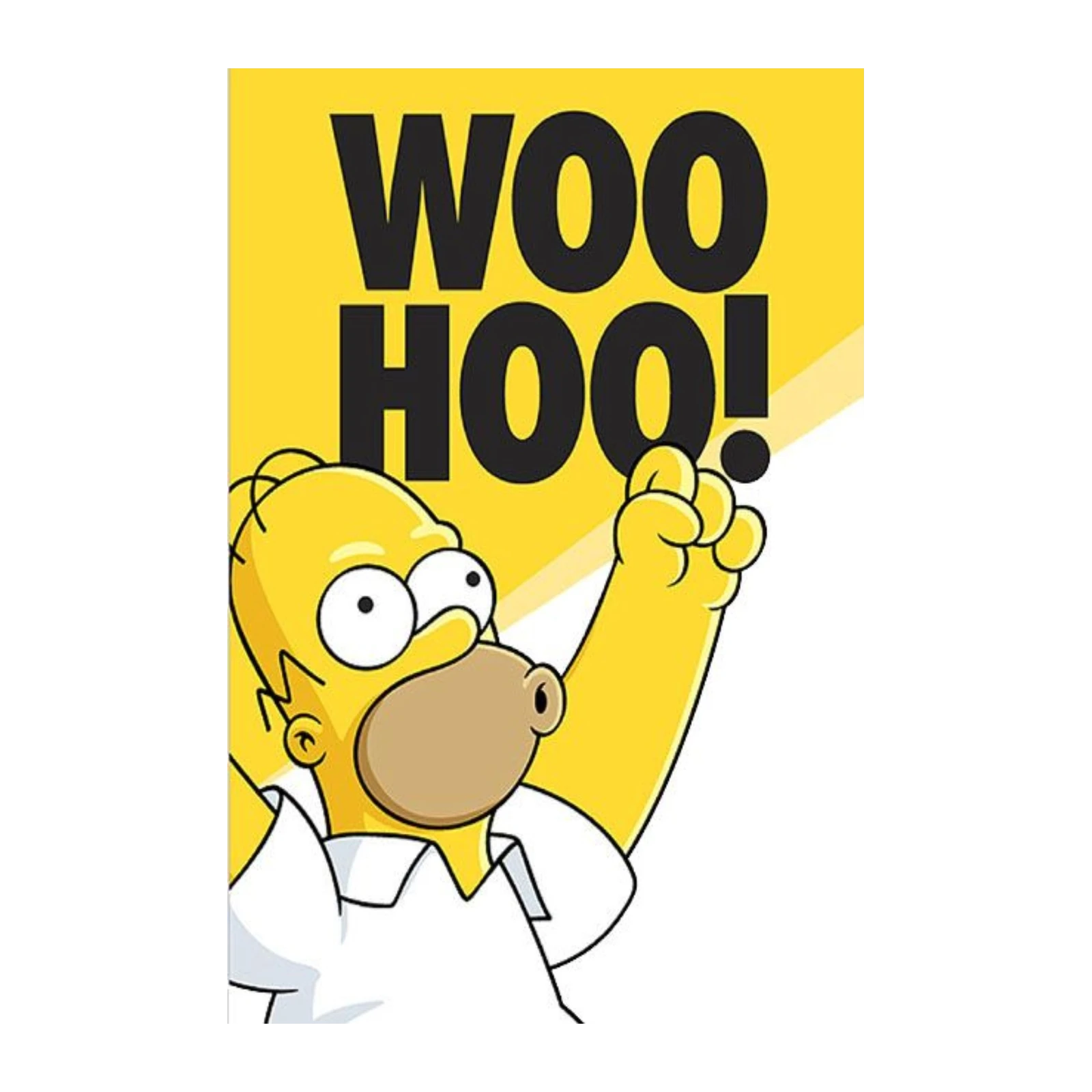 Homer Simpson Woohoo! Wall Art