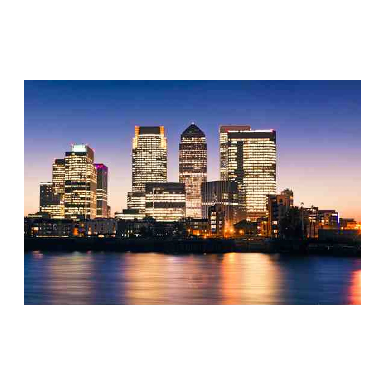 Urban Cityscape Panorama Wall Art