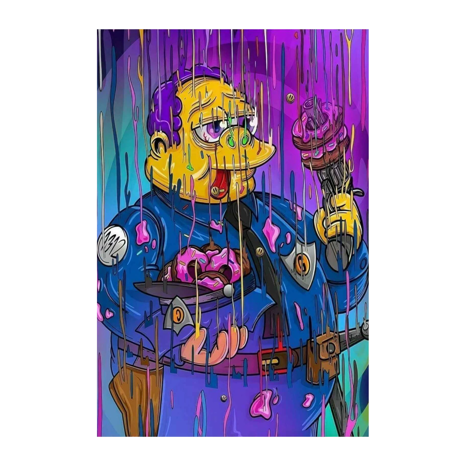 Graffiti Cop Donut Dream Wall Art
