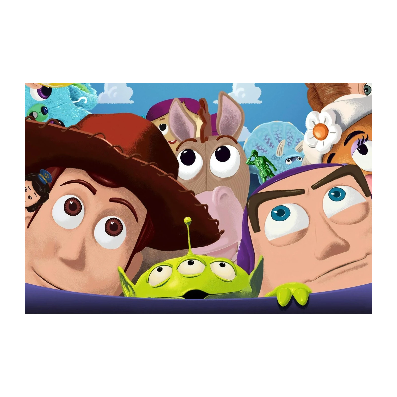 Toy Story Crew Retro Wall Art